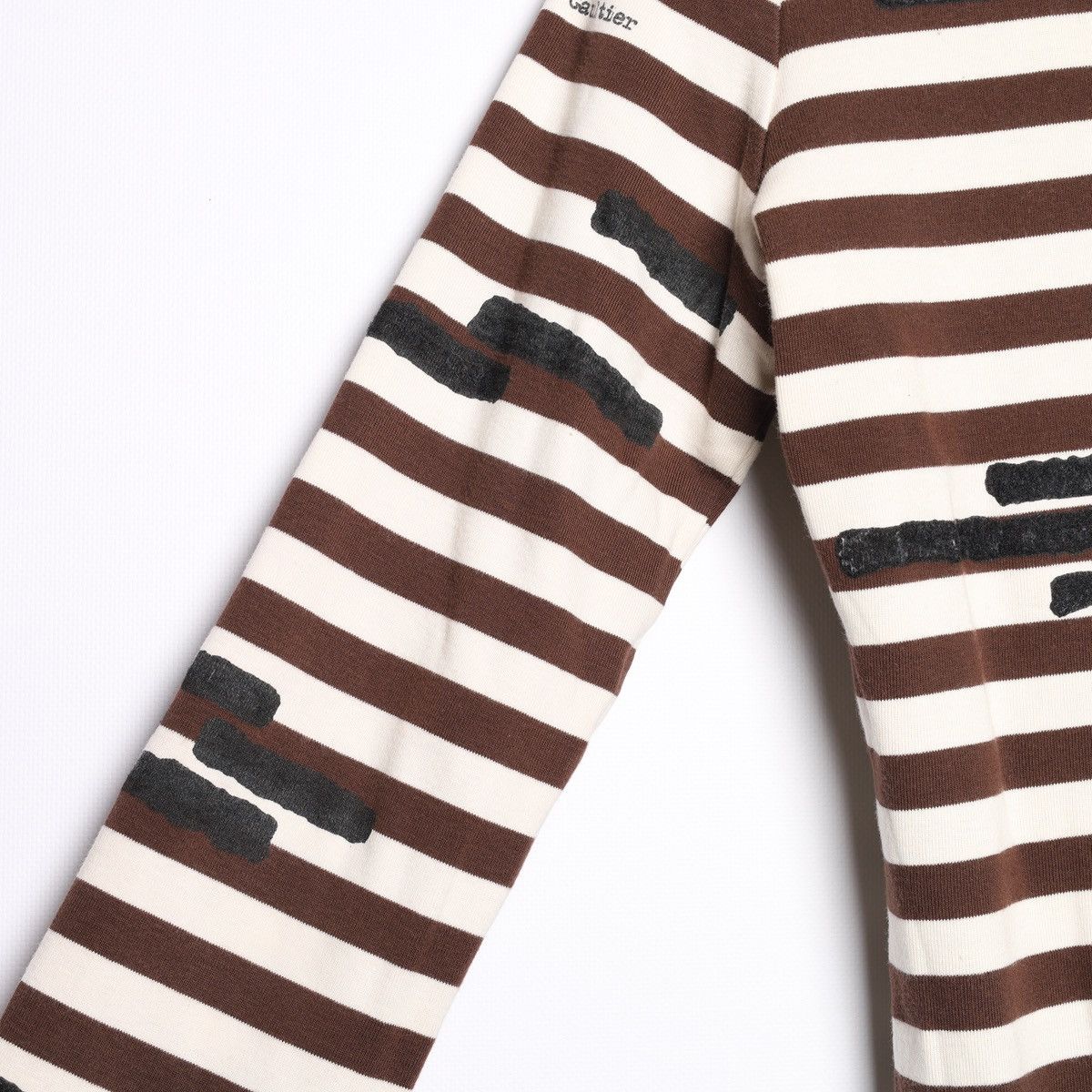 Jean Paul Gaultier Jean Paul Gaultier JPG Stripped Long Sleeve Sailor Top Tee Size S / US 4 / IT 40 - 21 Thumbnail