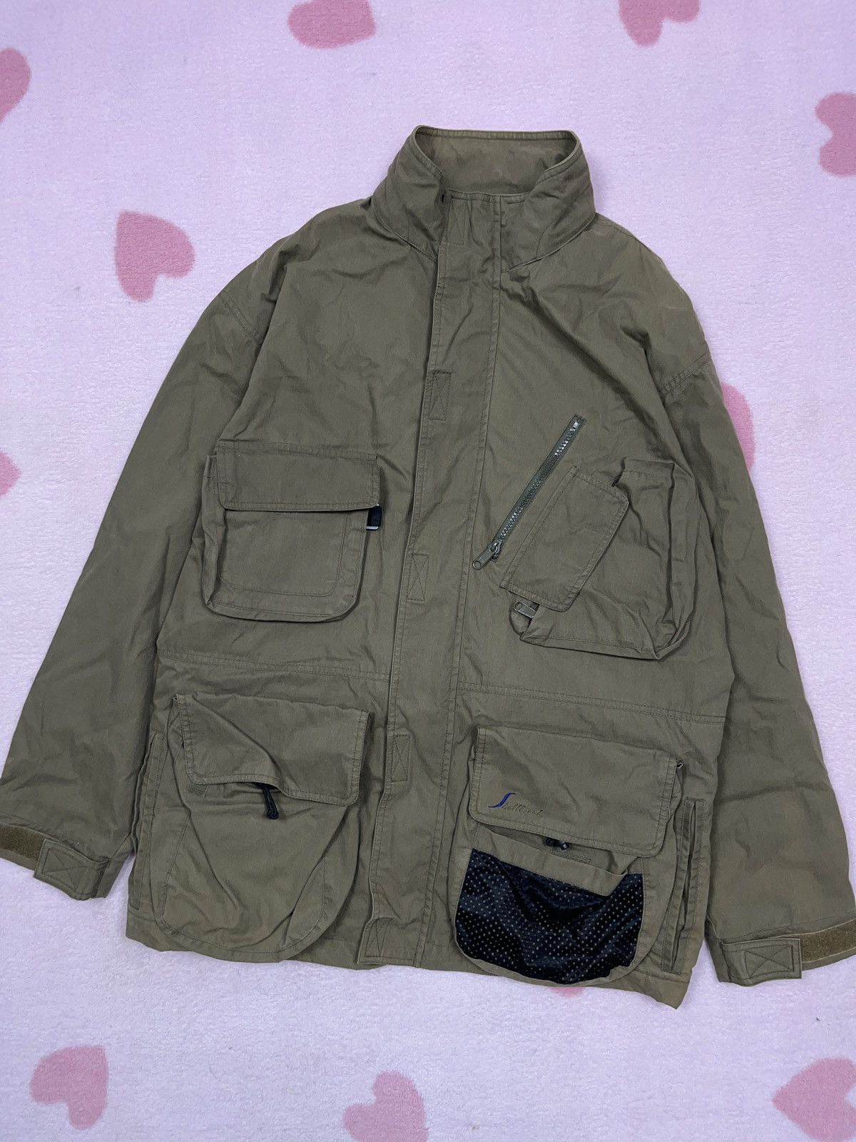 Japanese Brand × Vintage ➕ y2k vintage cargo hunting jacket Japanese style Size US L / EU 52-54 / 3 - 1 Thumbnail