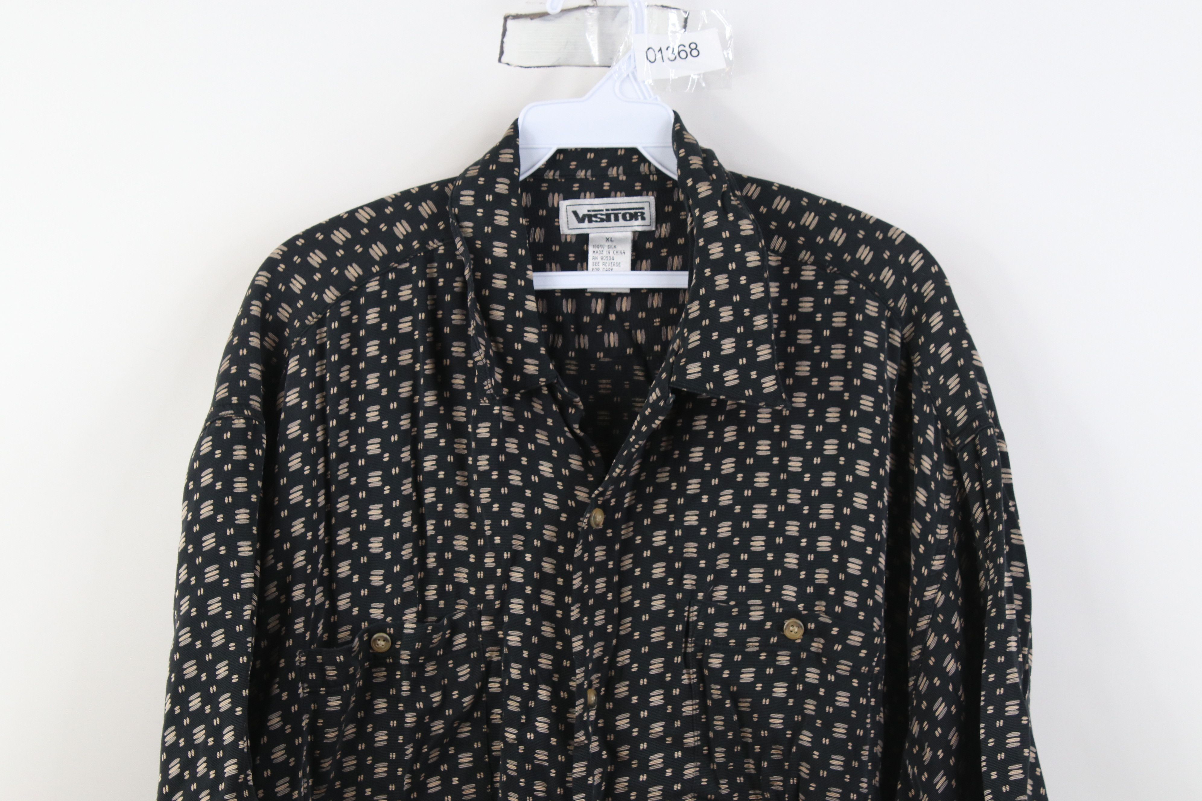 Vintage Vintage 90s Streetwear Silk Short Sleeve Button Shirt Size US XL / EU 56 / 4 - 2 Thumbnail