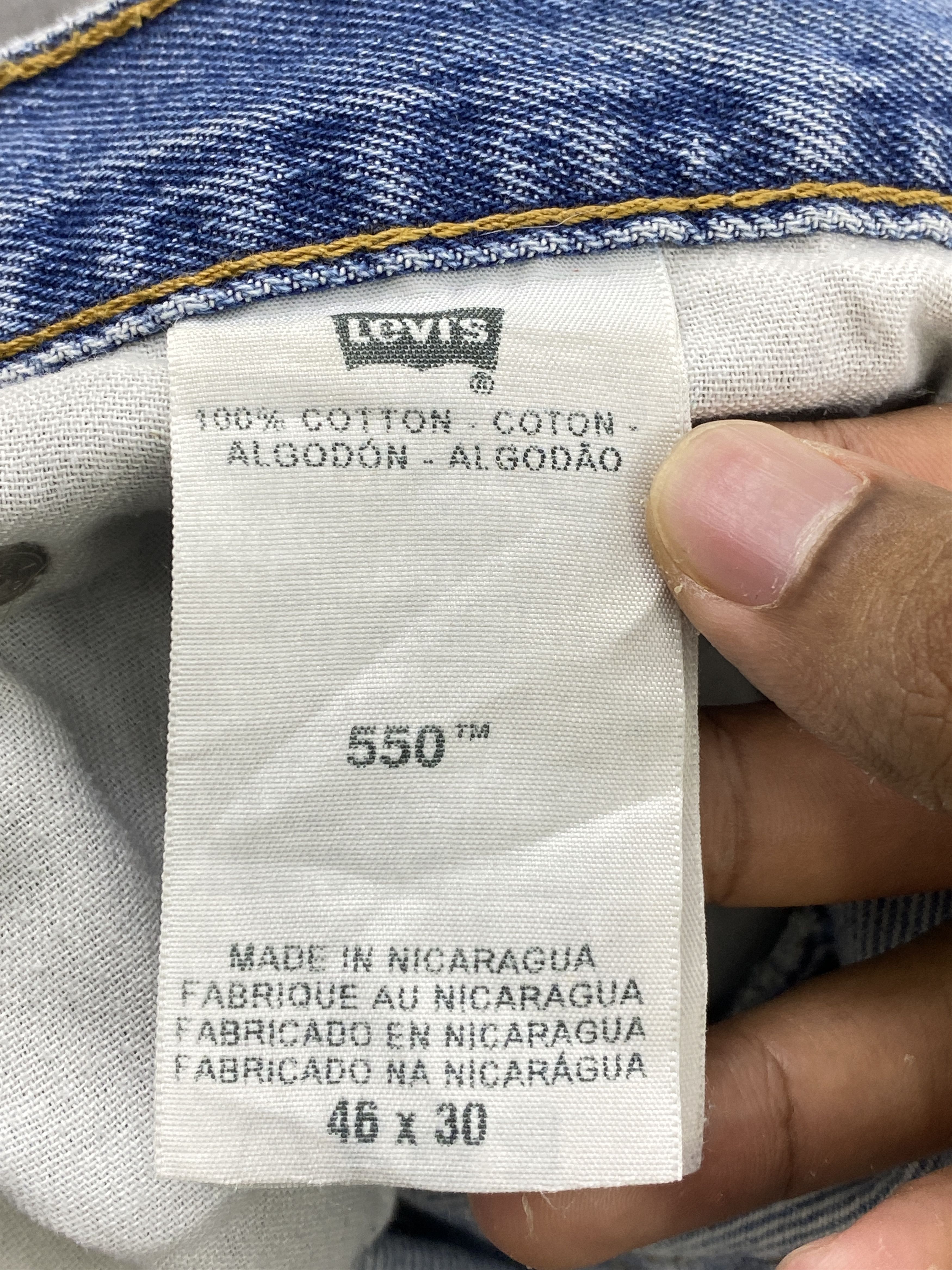 Levi's Vintage Levi's 550 Stone Washed Jeans DP2324 Size US 44 / EU 60 - 7 Thumbnail