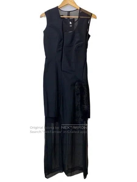 Comme Des Garcons Black and white retro stitching geometri