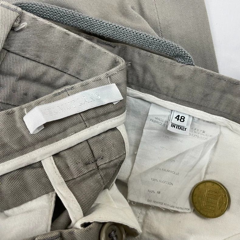Helmut Lang HELMUT LANG size48 Double front pocket trousers sewn by han Size US 32 / EU 48 - 7 Thumbnail