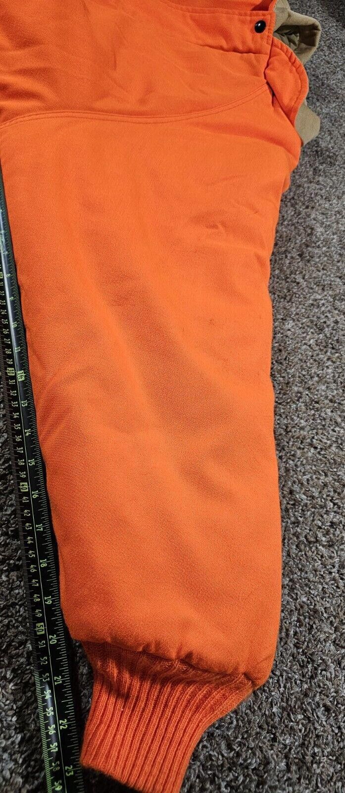 Walls vtg Walls Blizzard-Pruf USA APPROX 2XL Orange Hunting Jacket Size ONE SIZE - 8 Thumbnail