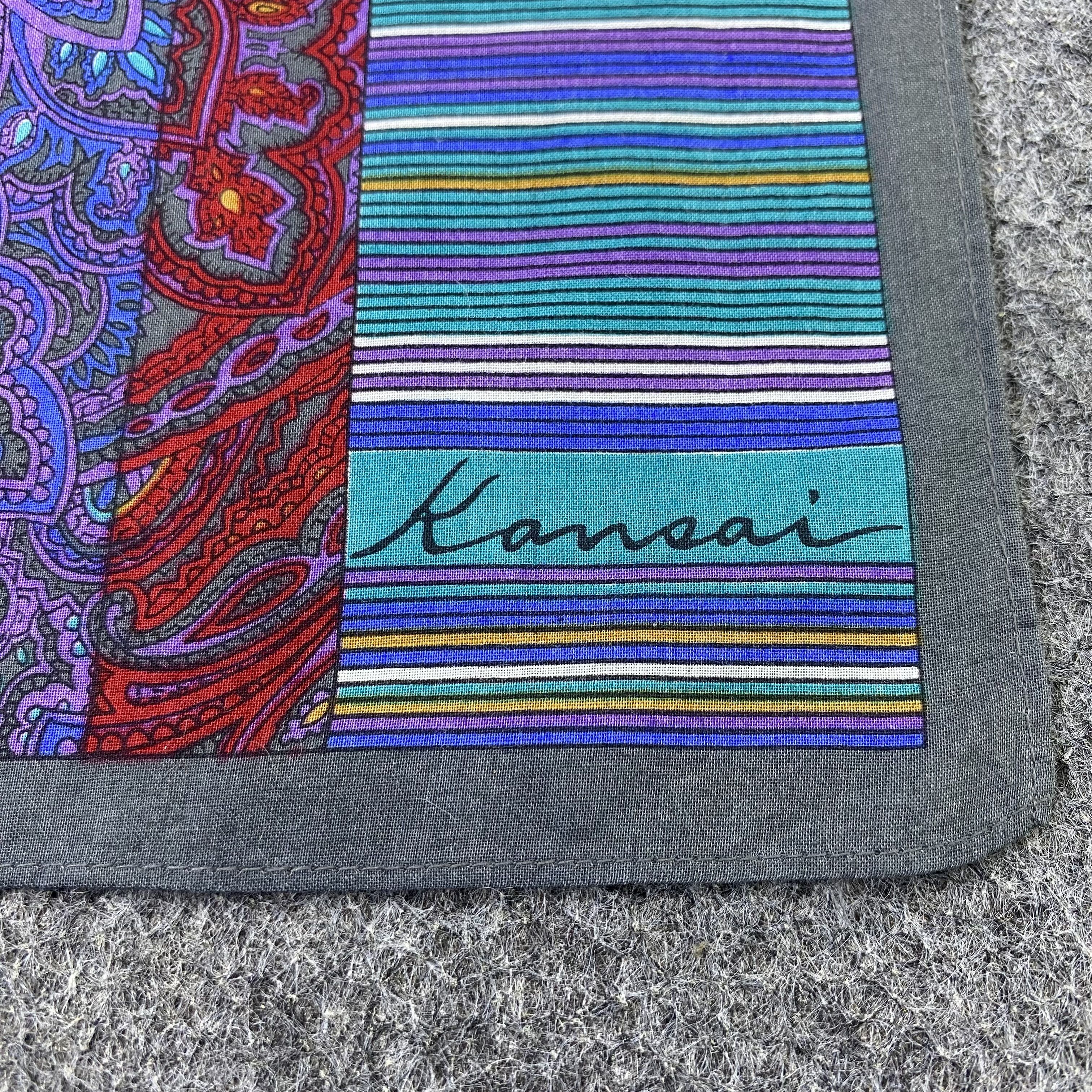 Japanese Brand Kansai Handkerchief / Bandana / Neckerchief-B2376 Size ONE SIZE - 7 Thumbnail