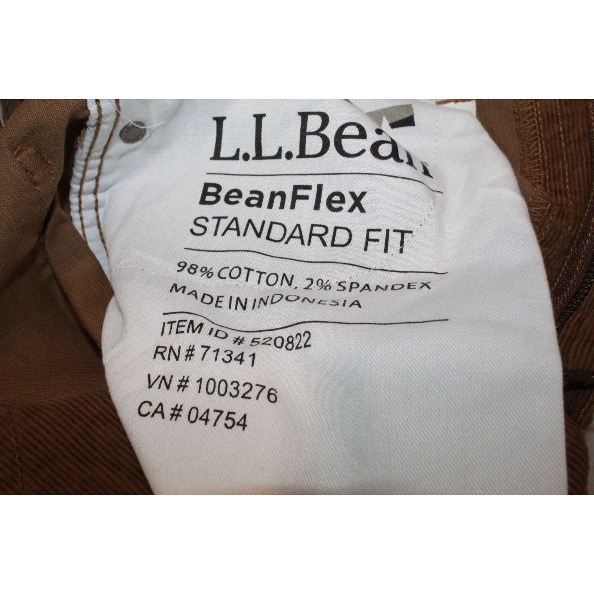 L.L. Bean LL Bean BeanFlex Corduroy Pants Five Pocket Straight Leg Size US 31 - 11 Thumbnail