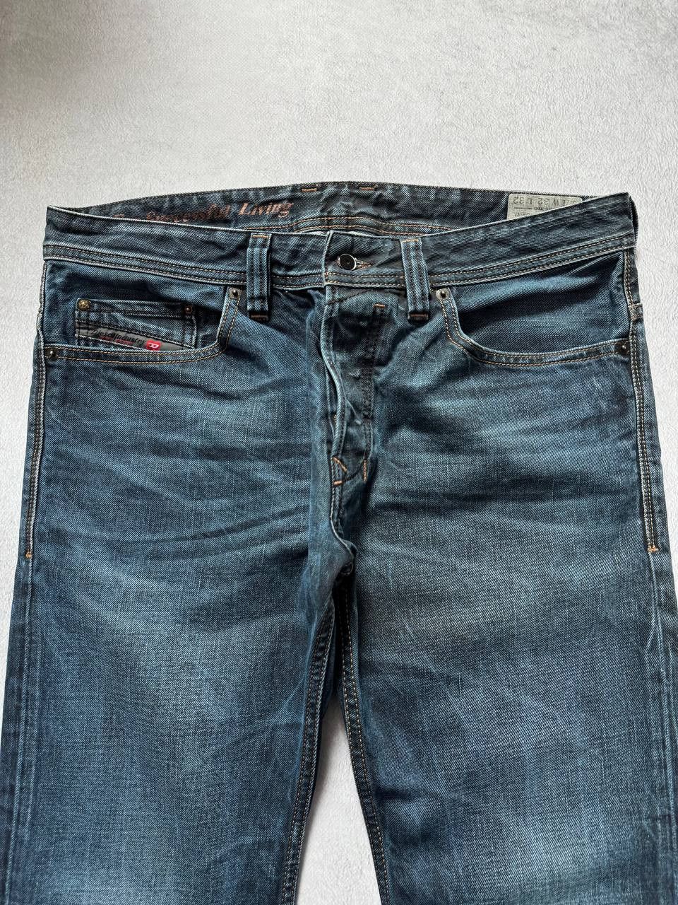 Diesel Diesel Safado 0823l Washed Dark Blue Denim Jeans Size US 32 / EU 48 - 4 Thumbnail