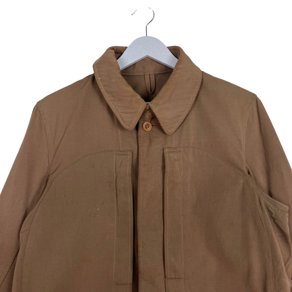 Japanese Brand 🔥 50s VINTAGE RICH BROWN JAPANESE UTILITY JACKET Size US S / EU 44-46 / 1 - 3 Thumbnail