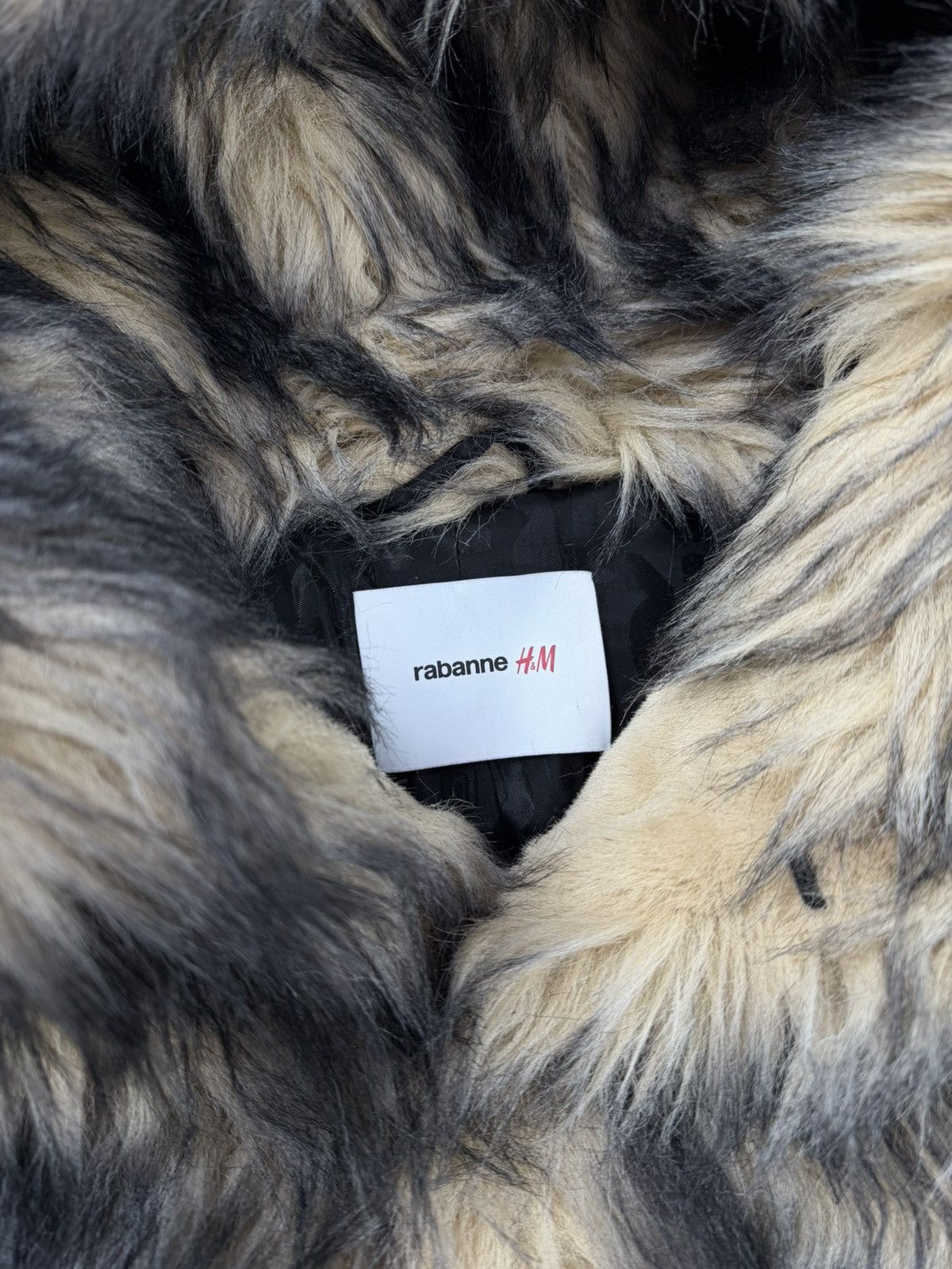 H&M × Paco Rabanne Rabanne x H&M Faux Fur Hooded Jacket Size S Size S / US 4 / IT 40 - 8 Thumbnail