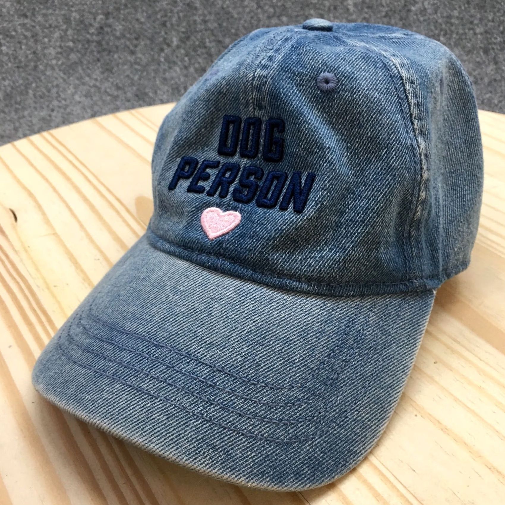 Logo 7 Home Free Baseball Hat Womens Blue OS Embroidered Logo Dog Person Curved Brim Size ONE SIZE - 2 Thumbnail