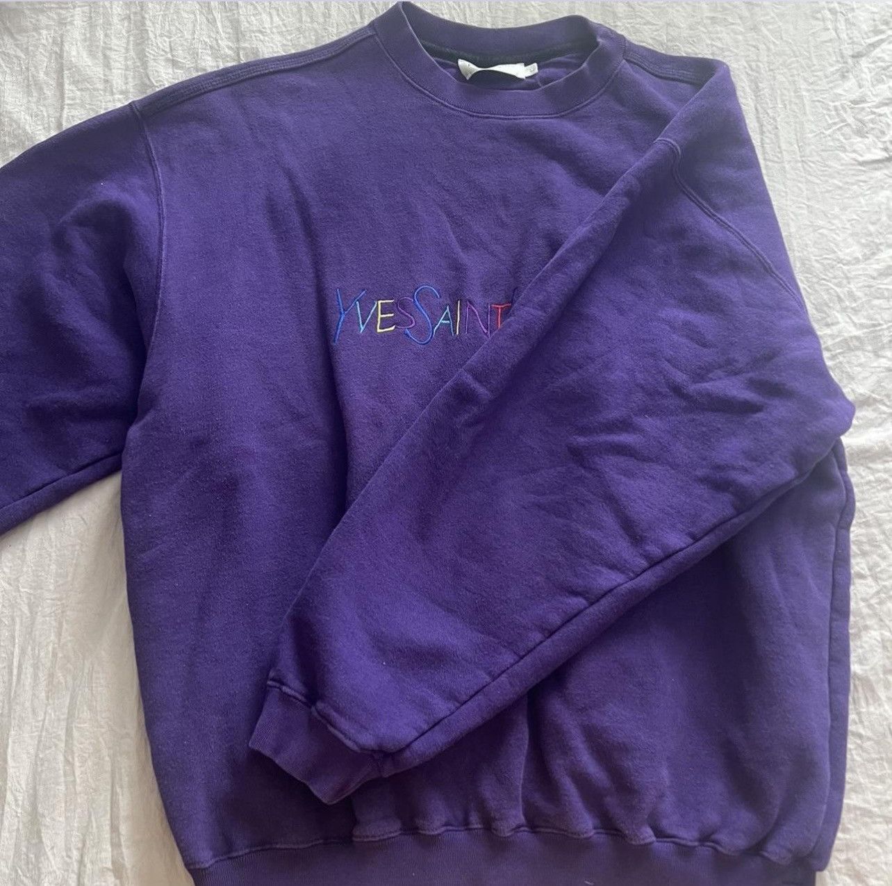 Yves Saint Laurent Yves Saint Laurent Sweatshirt Size US L / EU 52-54 / 3 - 3 Thumbnail
