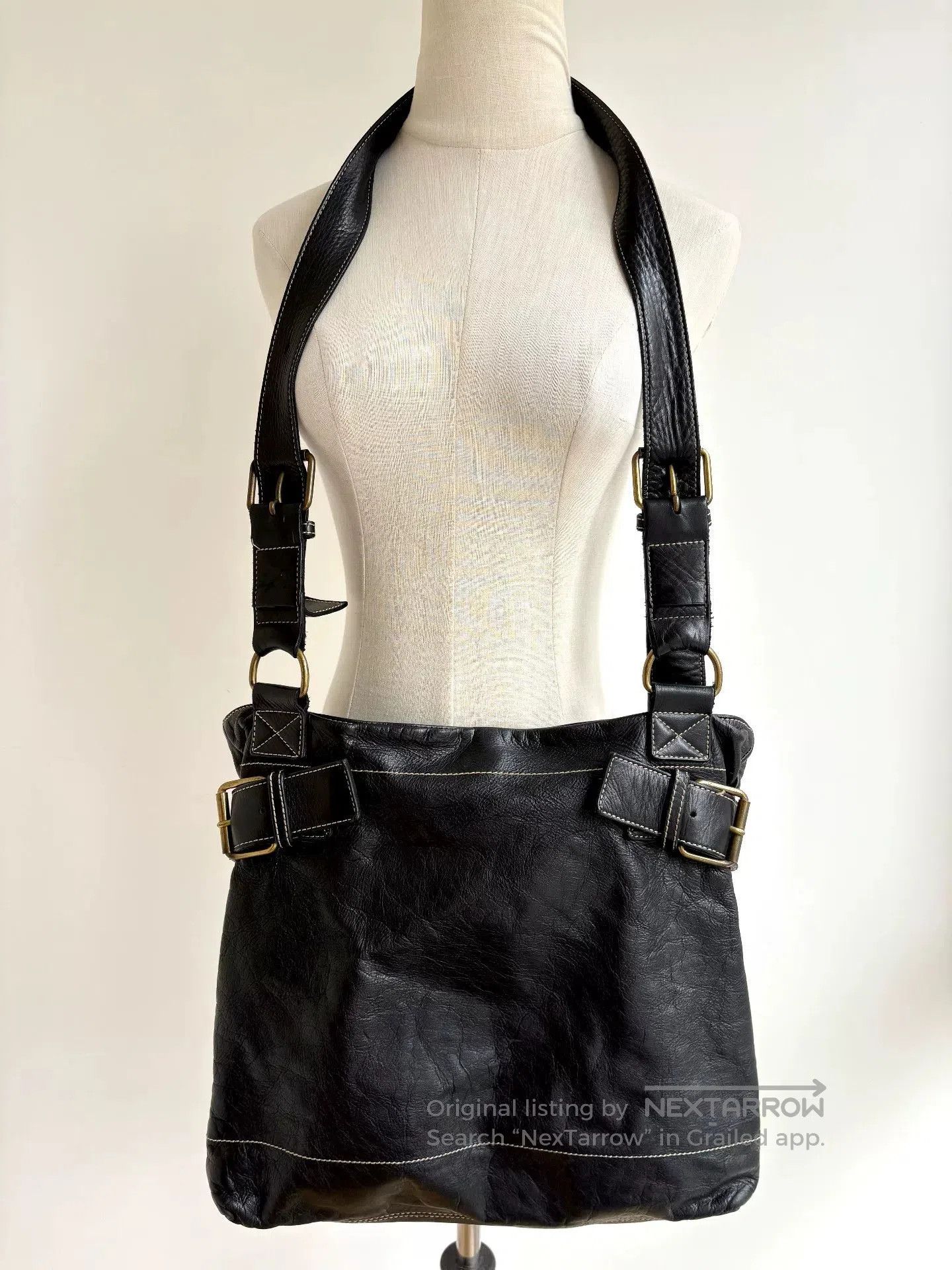 Vivienne Westwood Vivienne Westwood Vintage Black Leather Bag. Size ONE SIZE - 3 Thumbnail