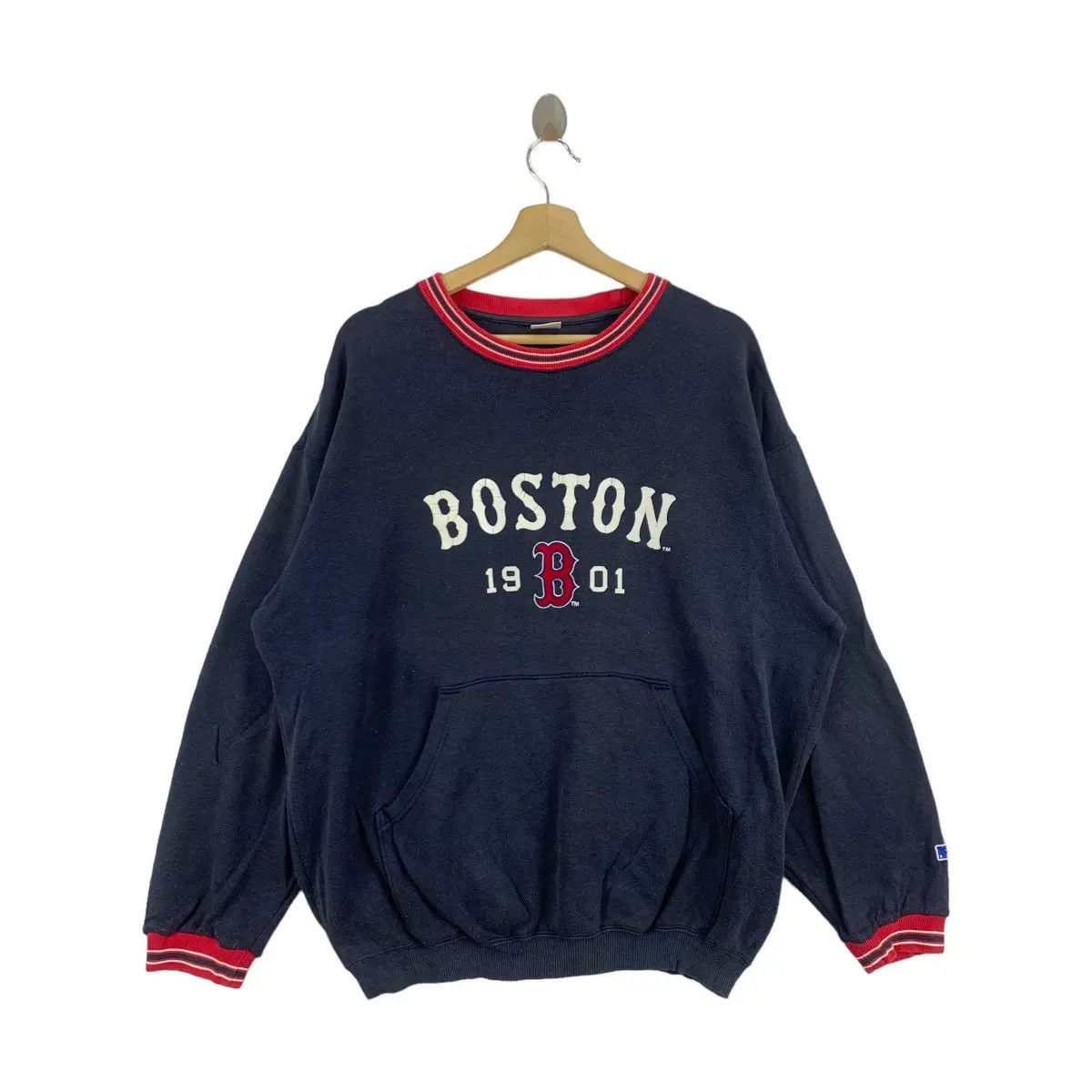 Vintage Vtg 90’ RED SOX BOSTON Major League Baseball MLB Sweatshirt Size L / US 10 / IT 46 - 1 Thumbnail