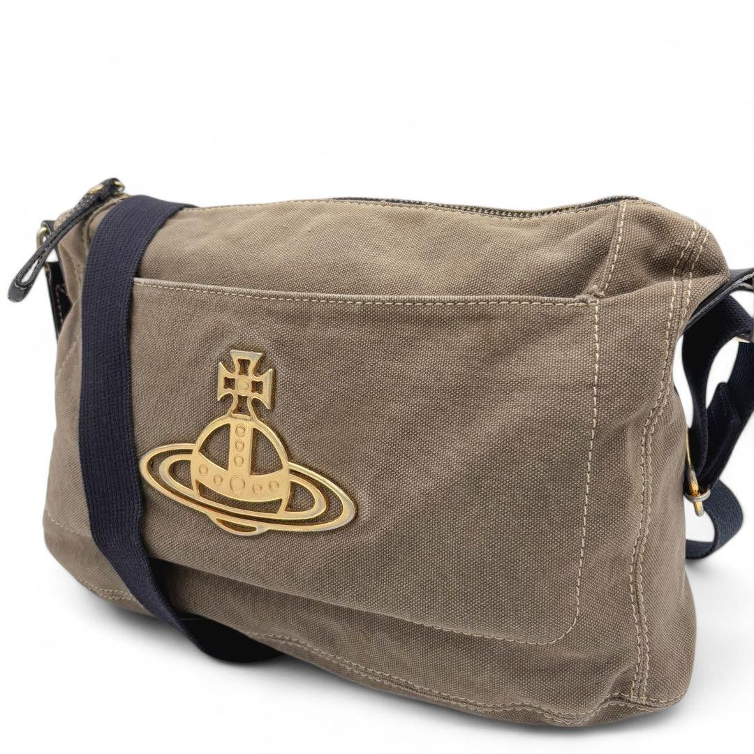 Vivienne Westwood Vivienne Westwood - Orb Shoulder Bag Crossbody Khaki VIntage Size ONE SIZE - 2 Thumbnail