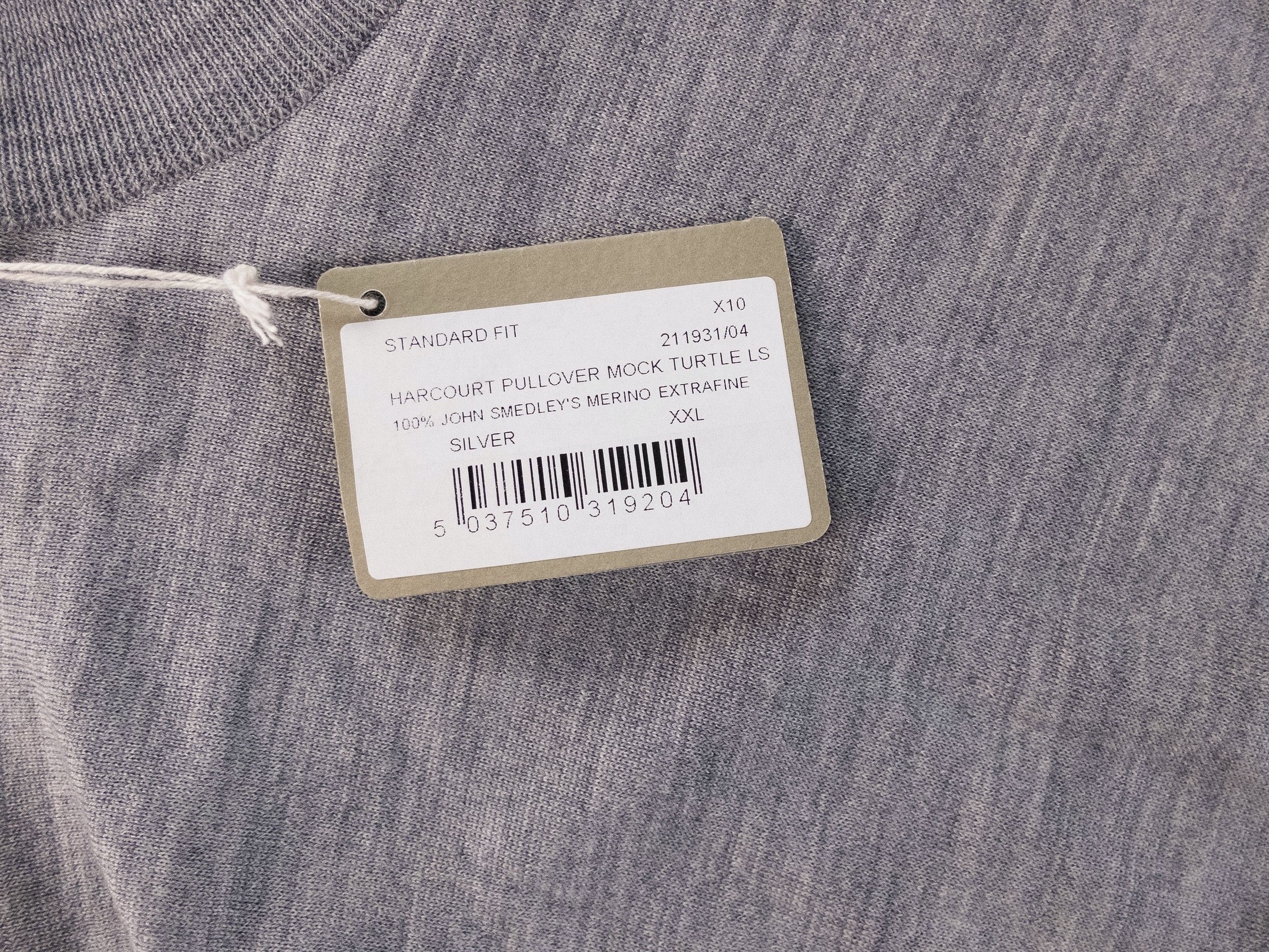 John Smedley JOHN SMEDLEY Harcourt solid gray merino wool sweater XXL Size US XXL / EU 58 / 5 - 3 Thumbnail