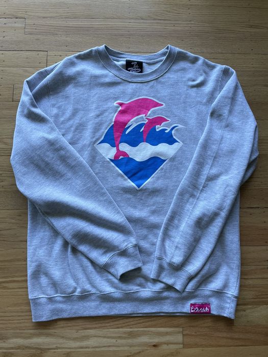 Pink store dolphin crewneck