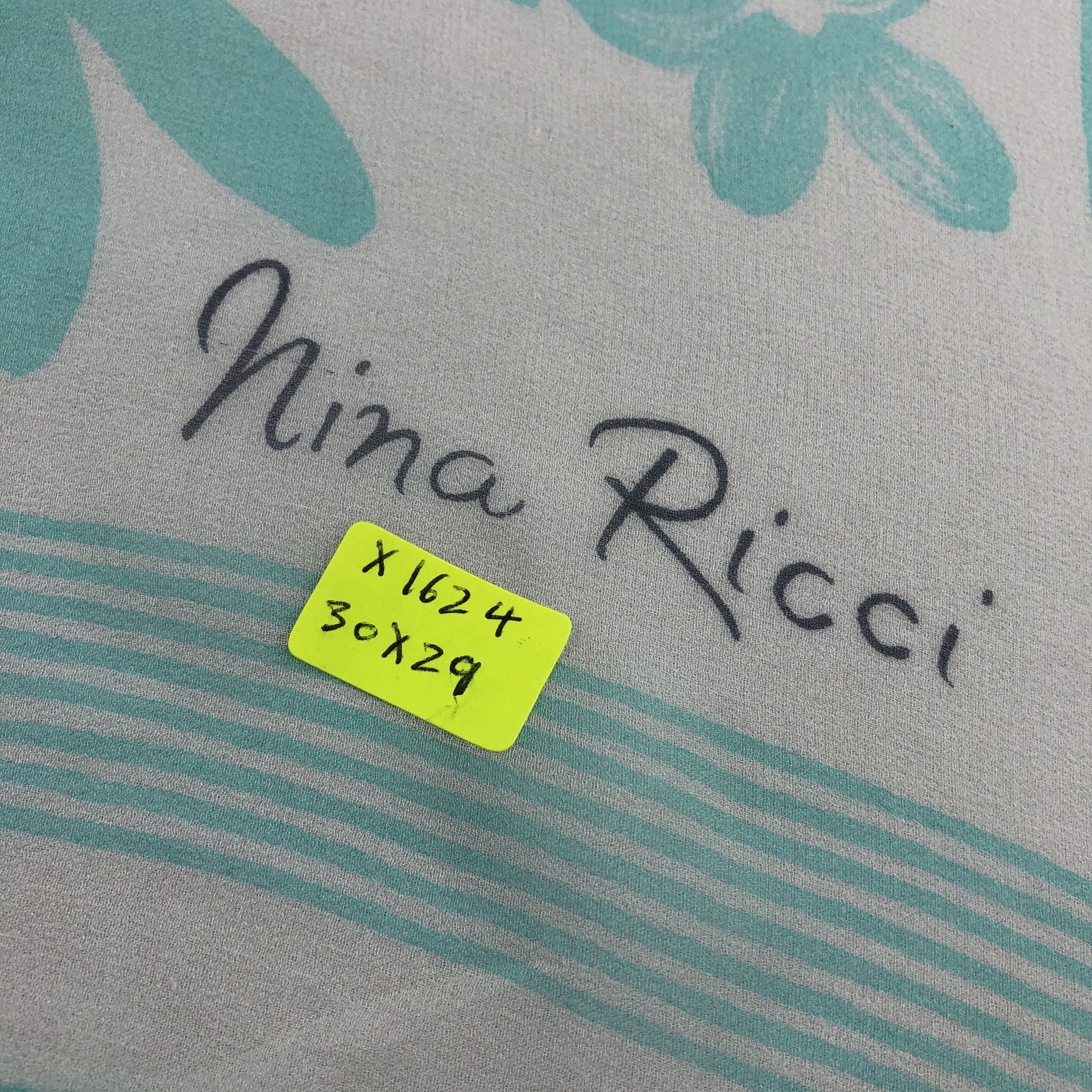 Nina Ricci Vintage Nina Ricci Silk Scarf Size ONE SIZE - 7 Thumbnail