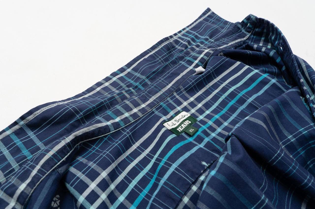 Paul Smith 🔵PAUL SMITH JEANS Vintage Short Sleeve Zodiac Cotton Shirt Size US XL / EU 56 / 4 - 17 Thumbnail