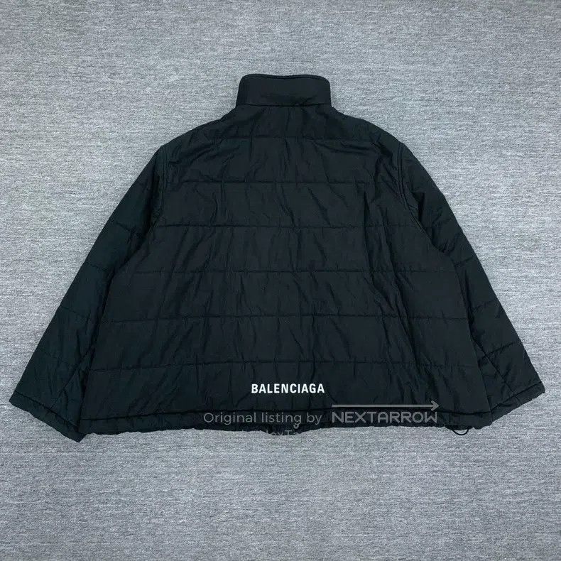 Balenciaga Balenciaga Black Back Logo Cotton Jacket Size US L / EU 52-54 / 3 - 2 Thumbnail