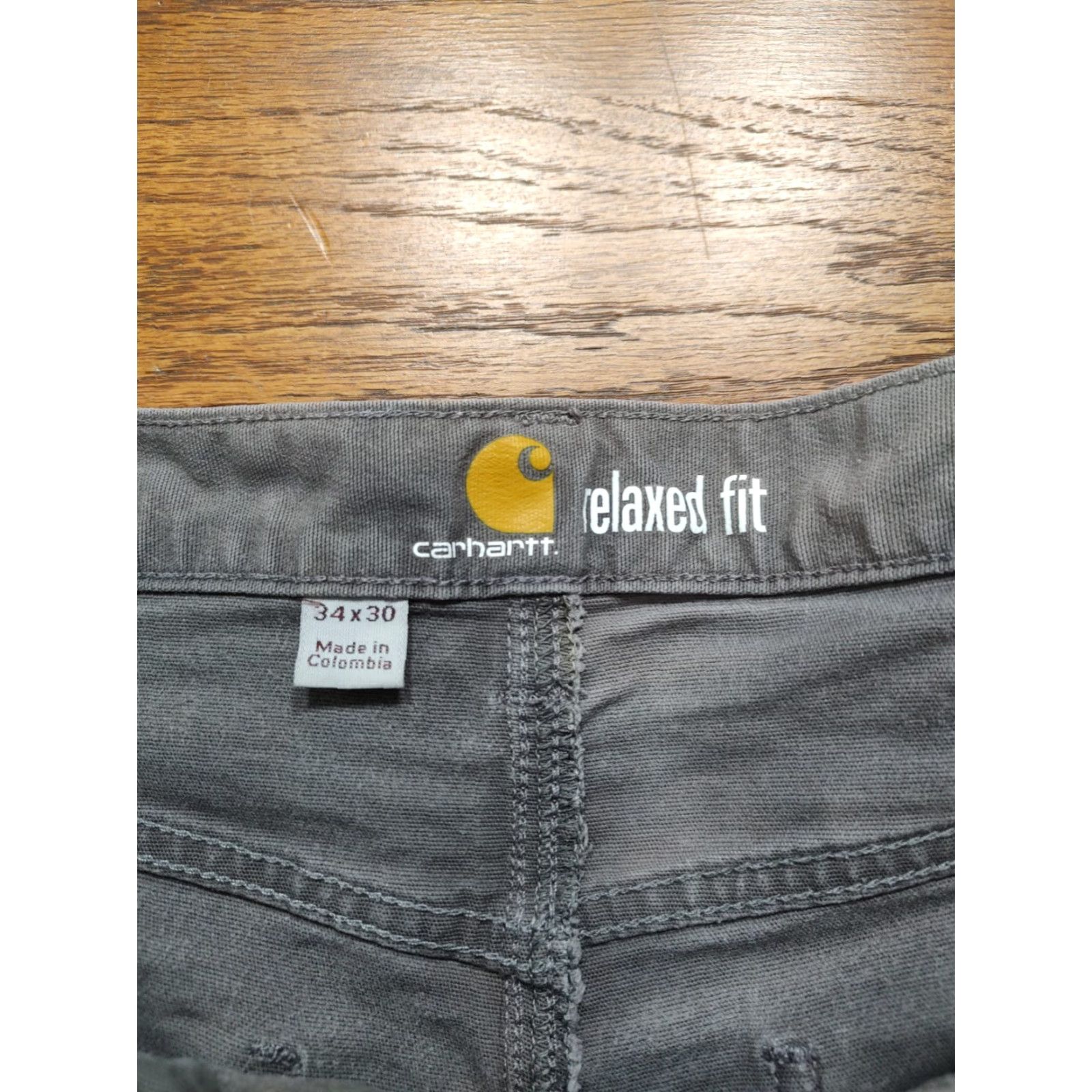 Carhartt Carhartt Pants Acid Wash Tie Dye Gravel Gray 34x30 Relaxed Fit 5-Pocket Canvas Mens Workwear Grunge Retro 80s Size US 34 / EU 50 - 7 Thumbnail