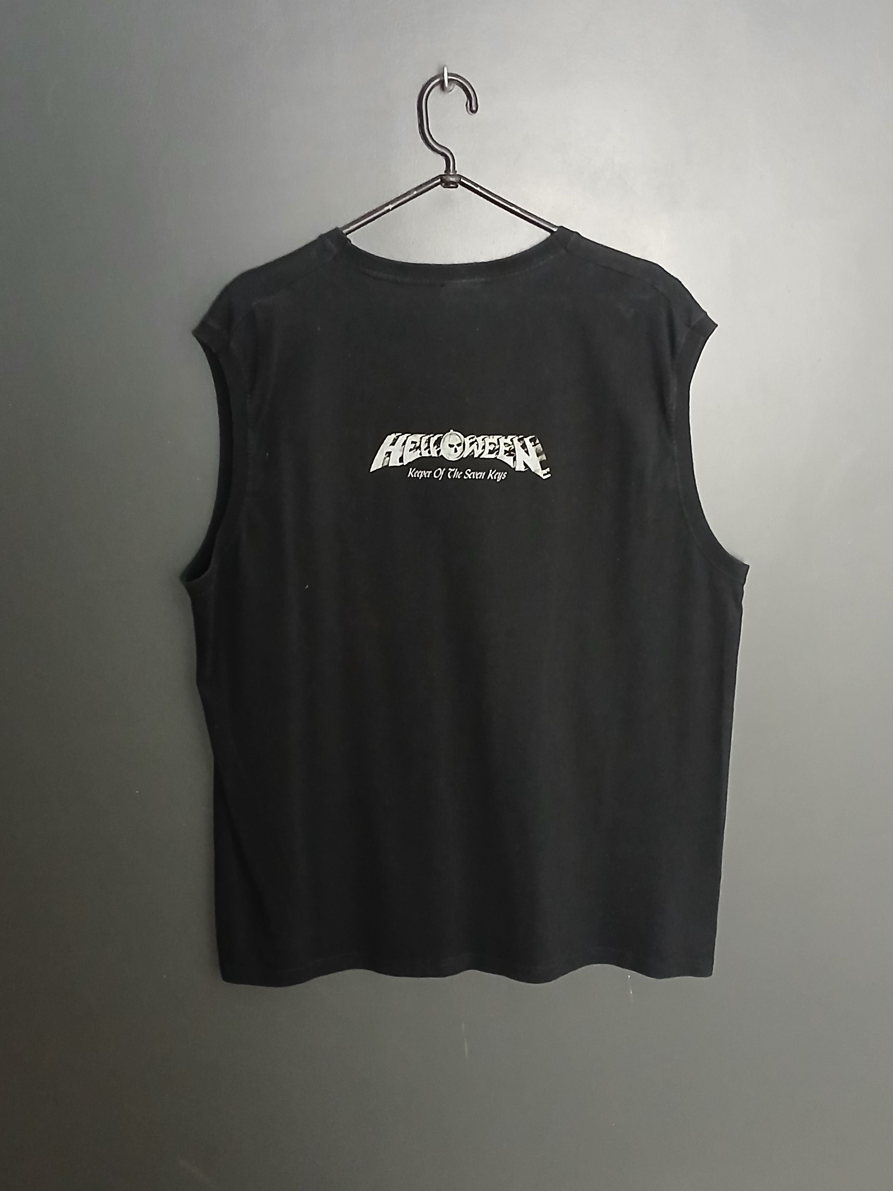 Band Tees × Vintage Helloween Keeper Of The Seven Keys Tank Top T-Shirt Size US XL / EU 56 / 4 - 2 Thumbnail