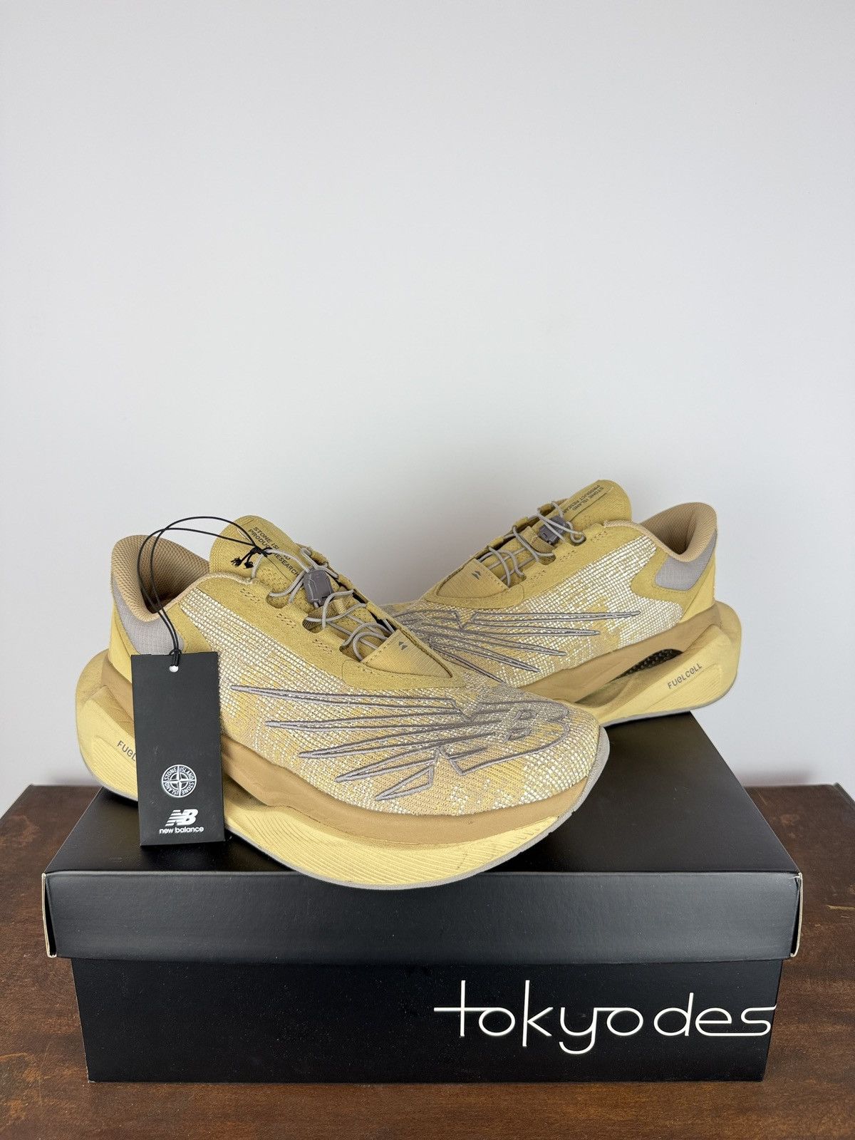 Stone Island Beige Stone Island x New Balance Fuelcell C1 shoes Size US 11.5 / EU 44-45 - 1 Thumbnail