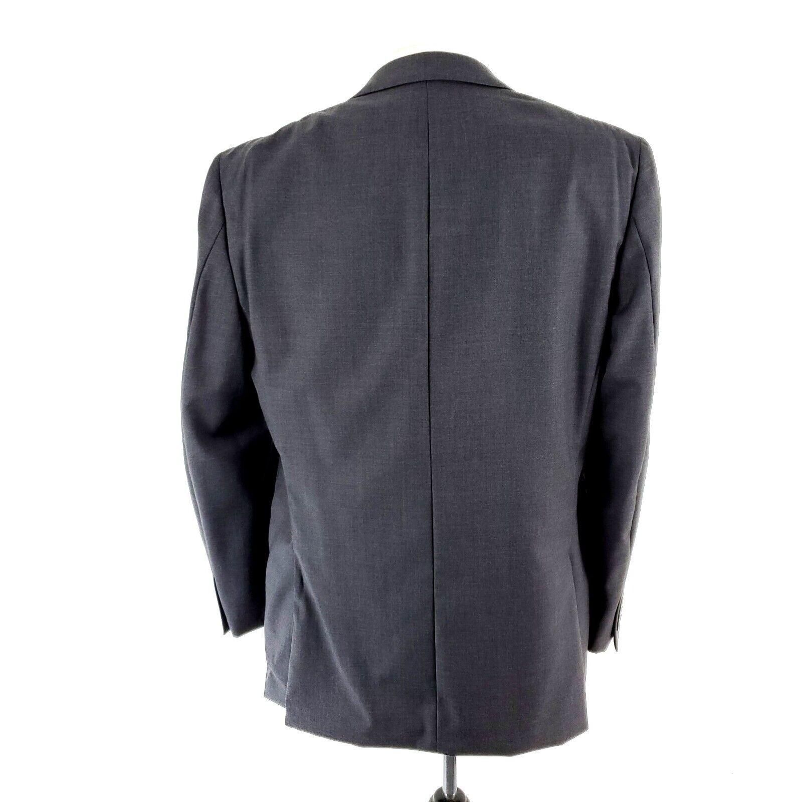 Joseph Abboud Joseph Abboud Wool 2 Button Blazer 42L Gray Size 42L - 5 Thumbnail