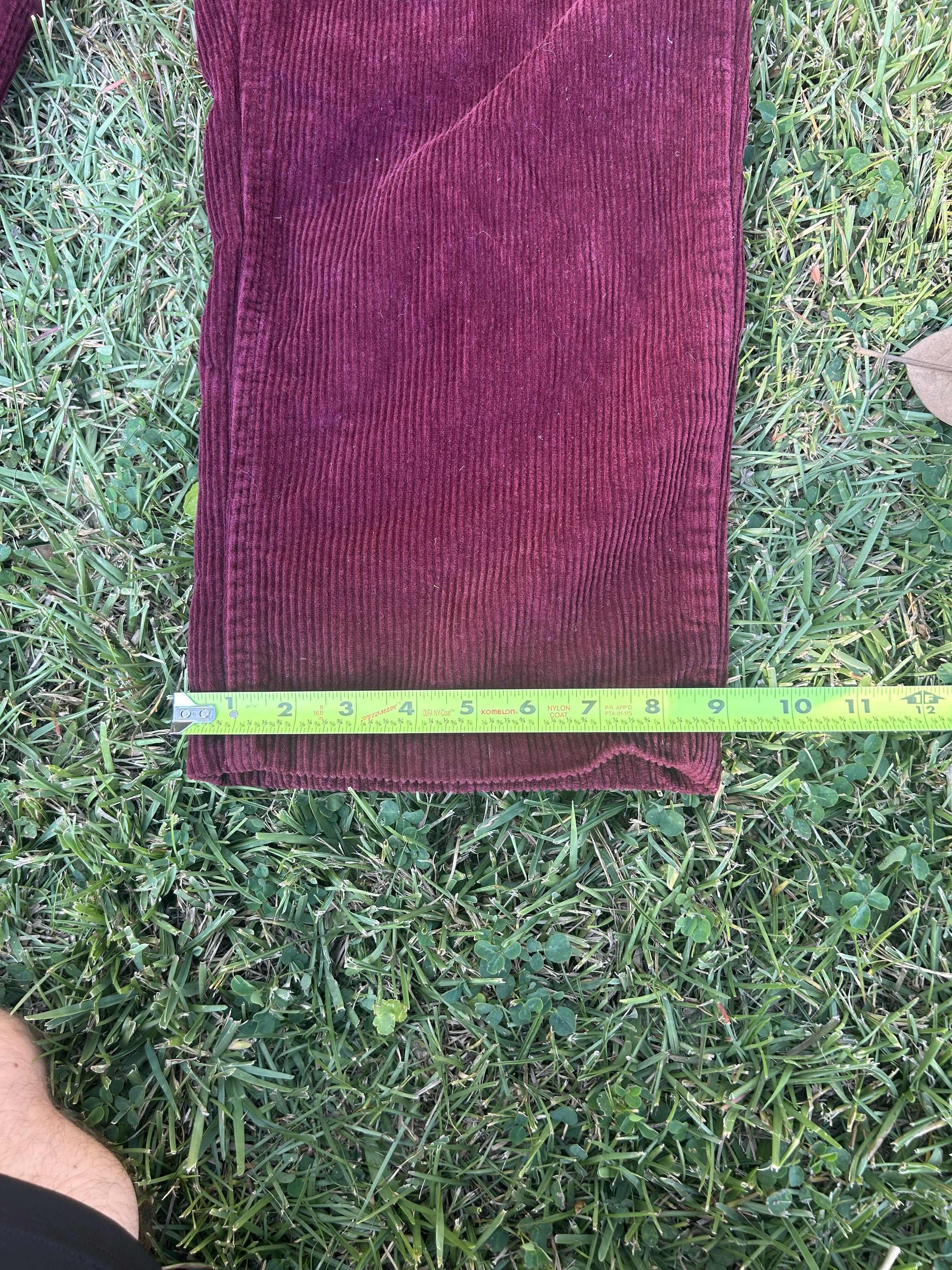 Empyre Empyre maroon corduroy skate pants Size US 32 / EU 48 - 4 Thumbnail