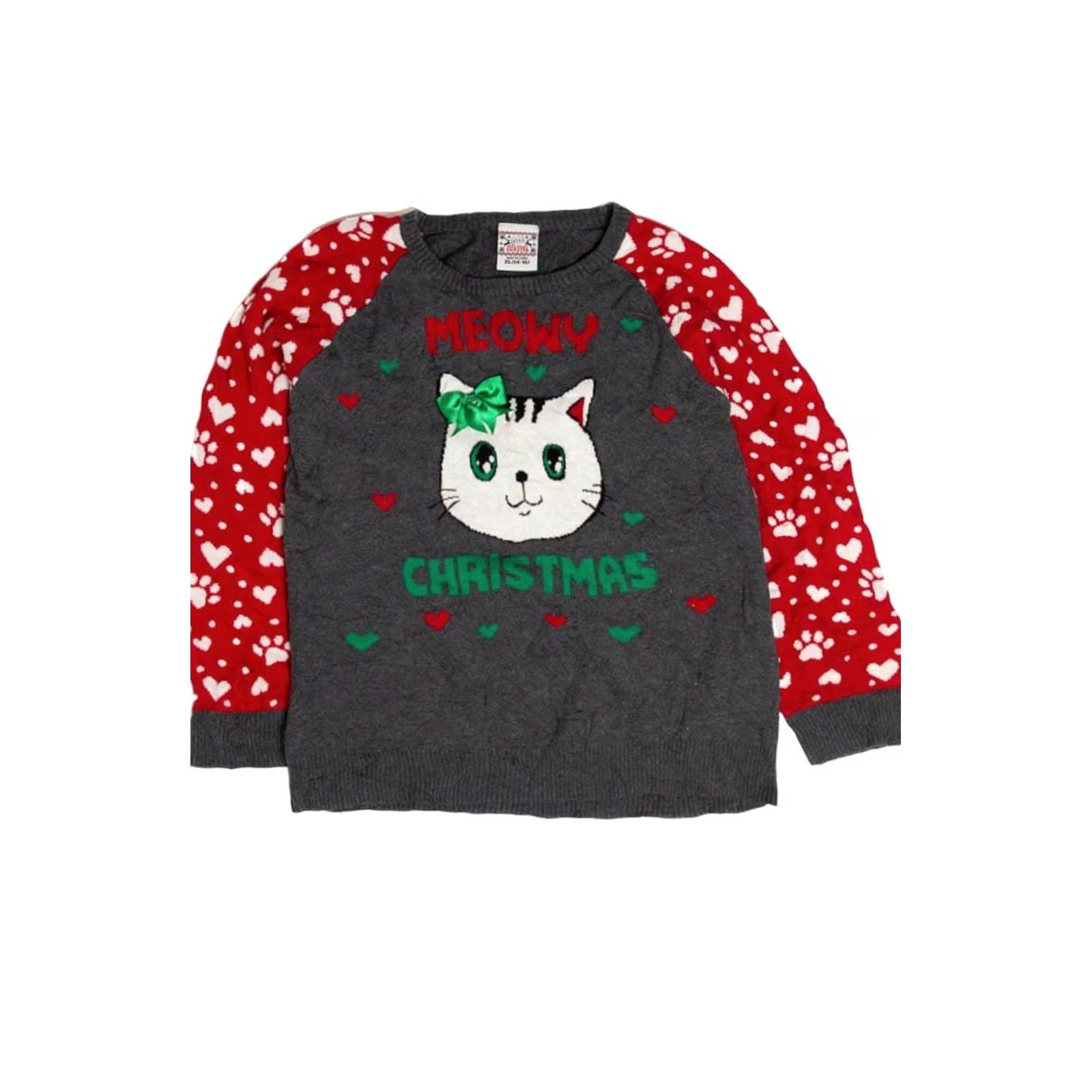 Vintage VINTAGE Meowy Christmas Ugly Christmas Sweater Red Cotton Well Worn XS Womens Cats Flair Christmas 62008 Size XL / US 12-14 / IT 48-50 - 2 Thumbnail