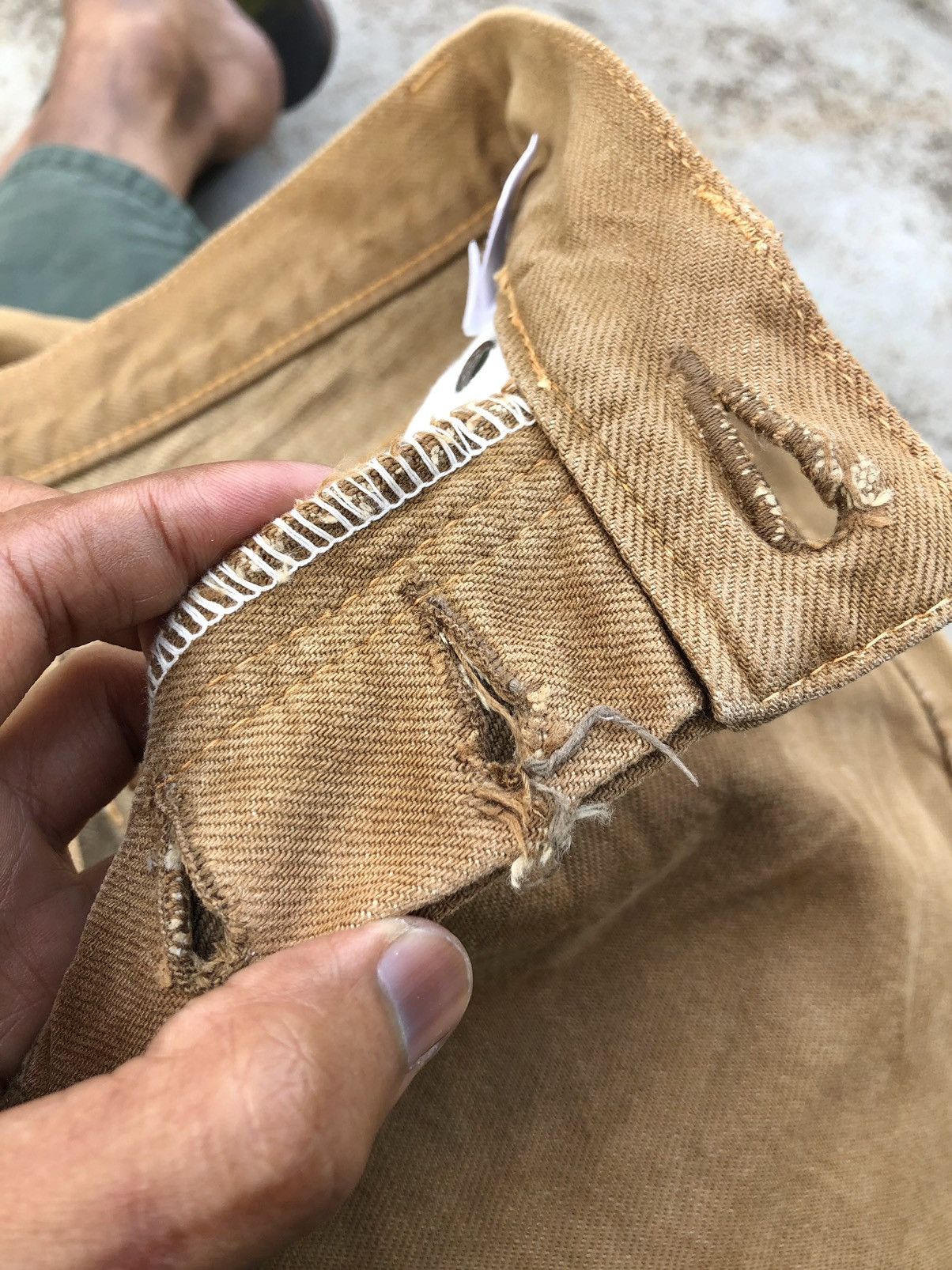Dries Van Noten SELVEDGE DISTRESSED DENIM BY DRIES VAN NOTEN Size US 29 - 9 Thumbnail