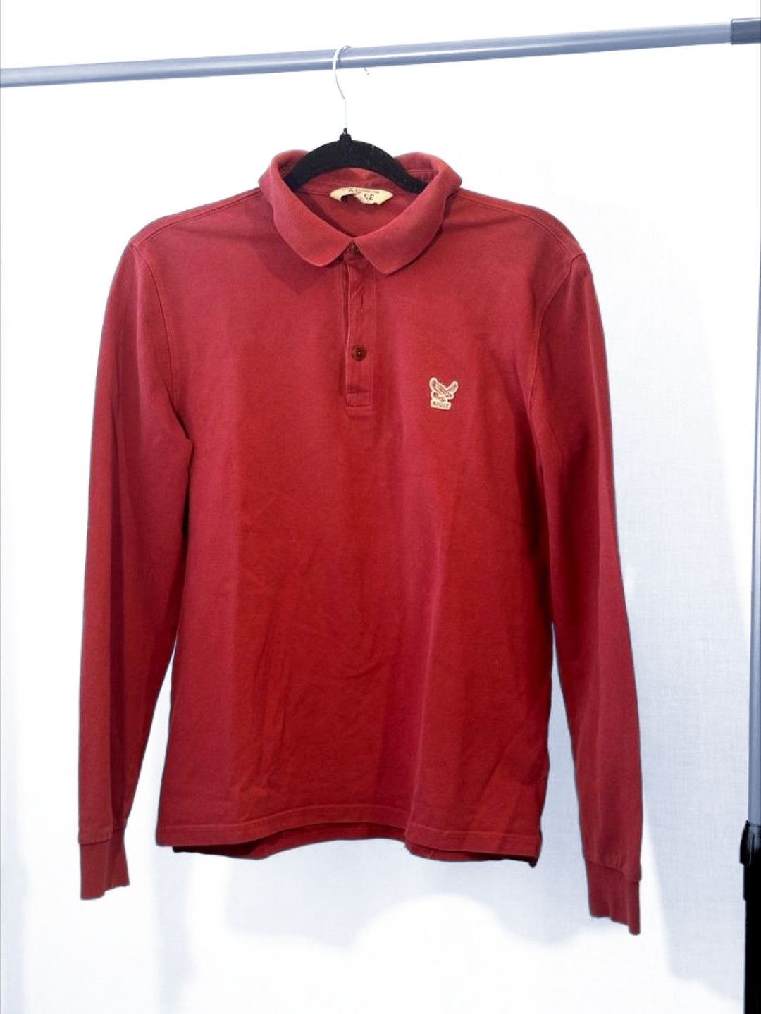 Aigle Polo manches longues Aigle rouge bordeaux taille M Size US M / EU 48-50 / 2 - 1 Thumbnail