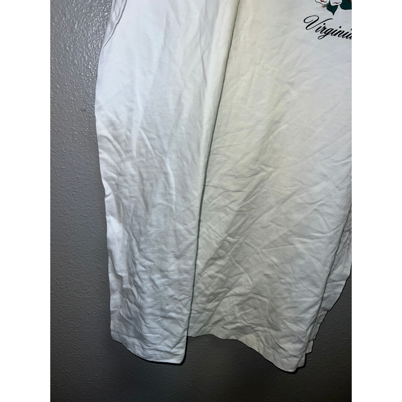 Jerzees Vintage Sleeper Shirt Virginia Cardinal Sleep Shirt 90s OSFA Size US XL / EU 56 / 4 - 5 Thumbnail