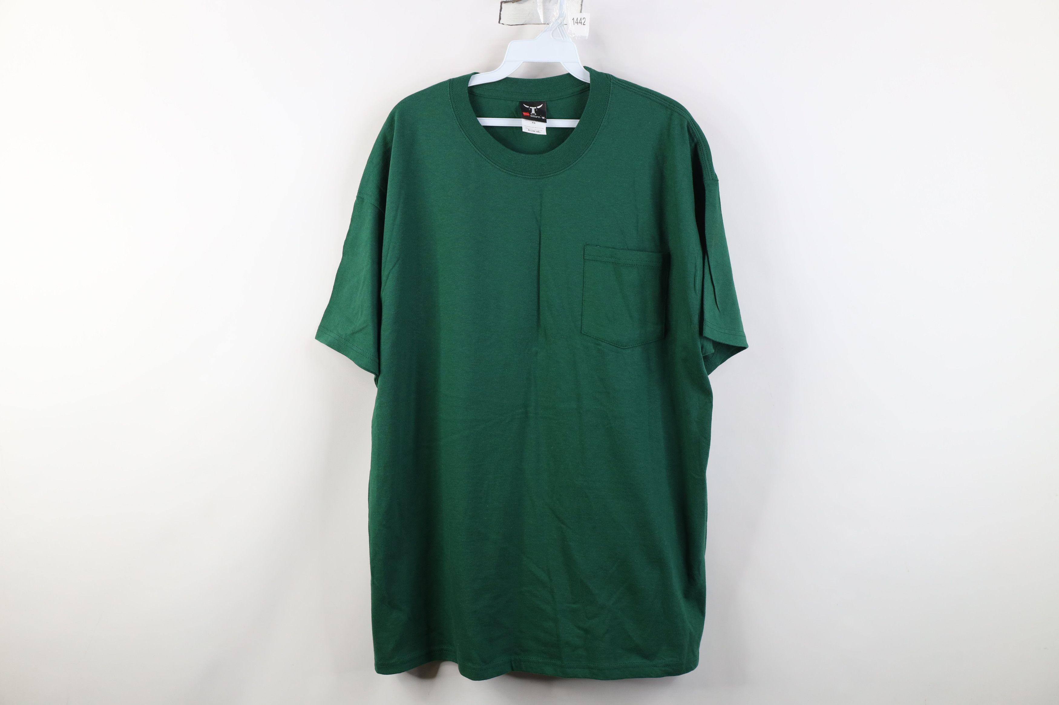 Hanes Deadstock Vintage Y2K Hanes Beefy T-Shirt Hunter Green Size US XL / EU 56 / 4 - 1 Thumbnail