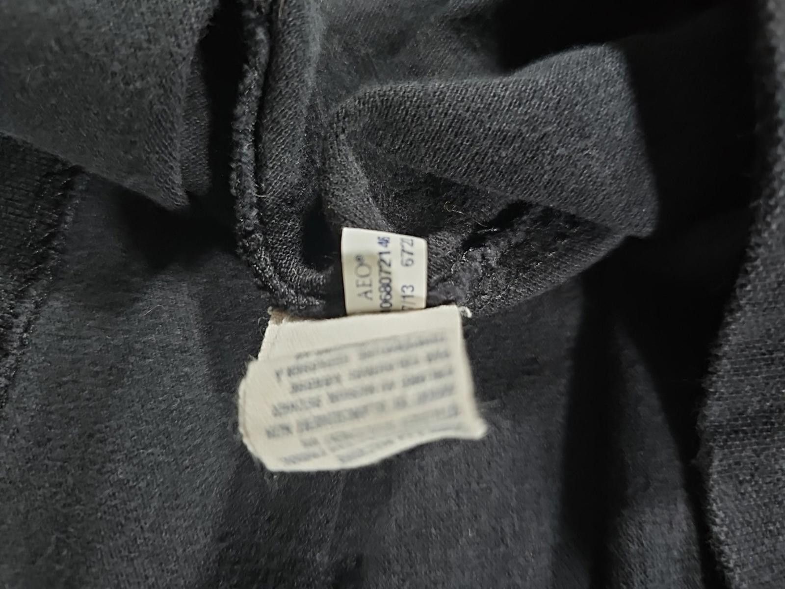 American Eagle Outfitters American Eagle 3XL Black w/ Blue Trim Polo Shirt Size US XXL / EU 58 / 5 - 6 Thumbnail