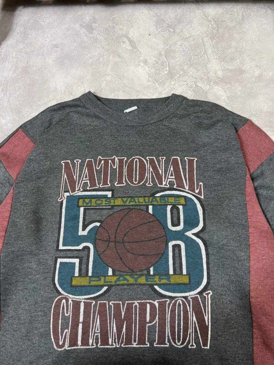 Vintage Vintage Sweatshirt National Basketball Champion Size US M / EU 48-50 / 2 - 3 Thumbnail