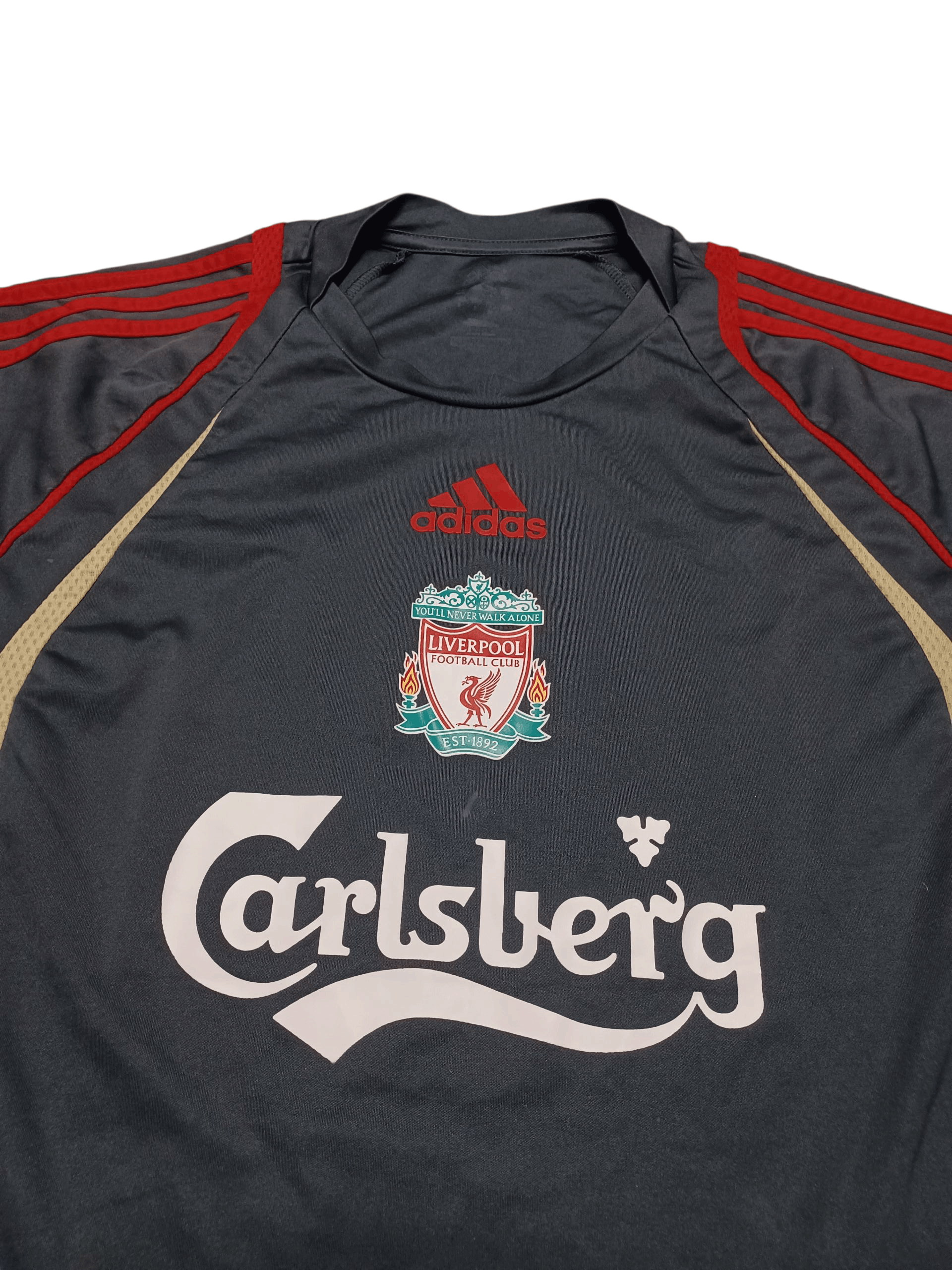 Adidas LIVERPOOL ADIDAS VINTAGE 2009 CARLSBERG TRAINING TEE Size US L / EU 52-54 / 3 - 2 Thumbnail