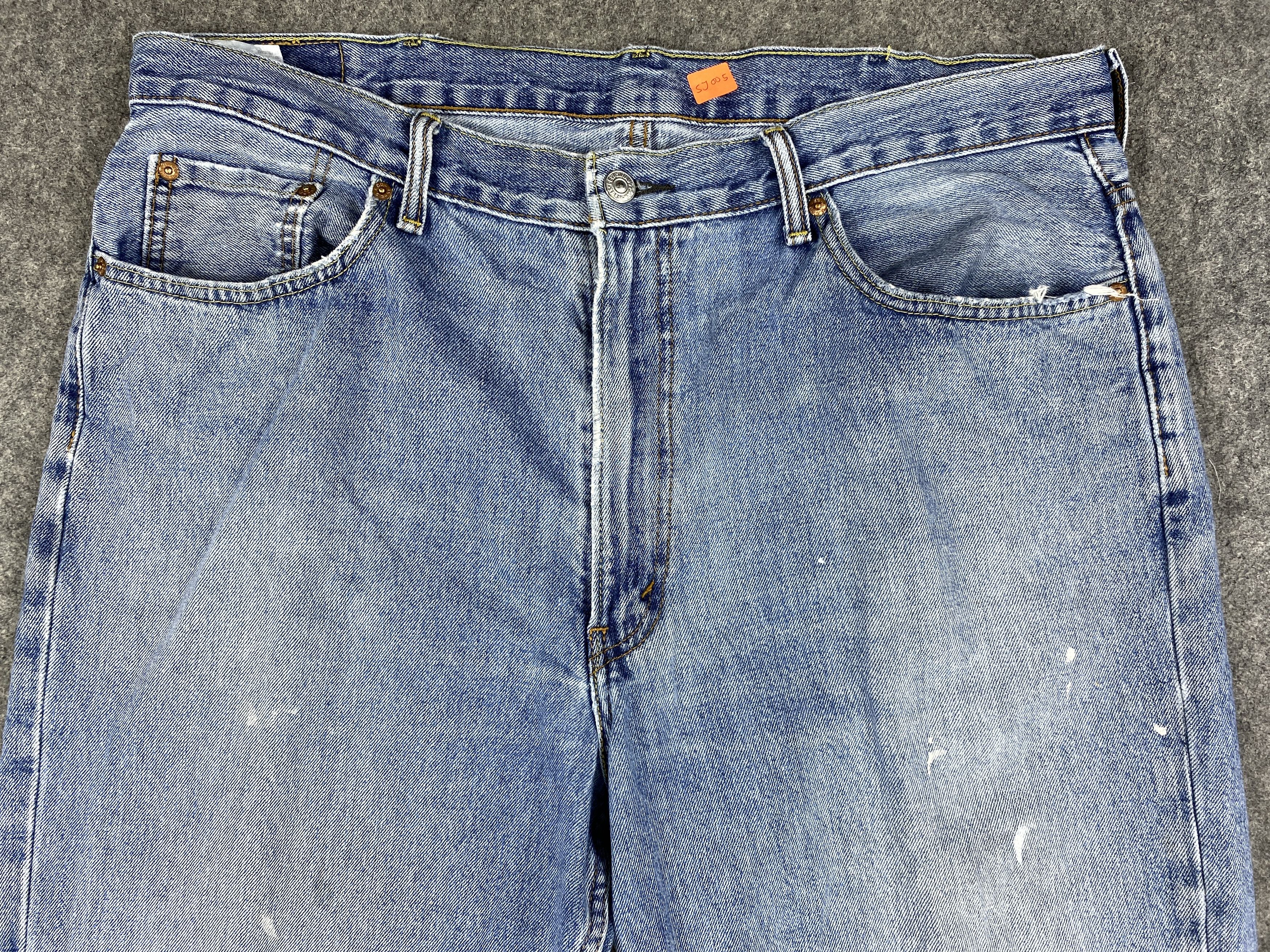 Levi's Blue Vintage Levi's 550 Jeans 40x30.5 Denim -SJ005 Size US 40 / EU 56 - 3 Thumbnail