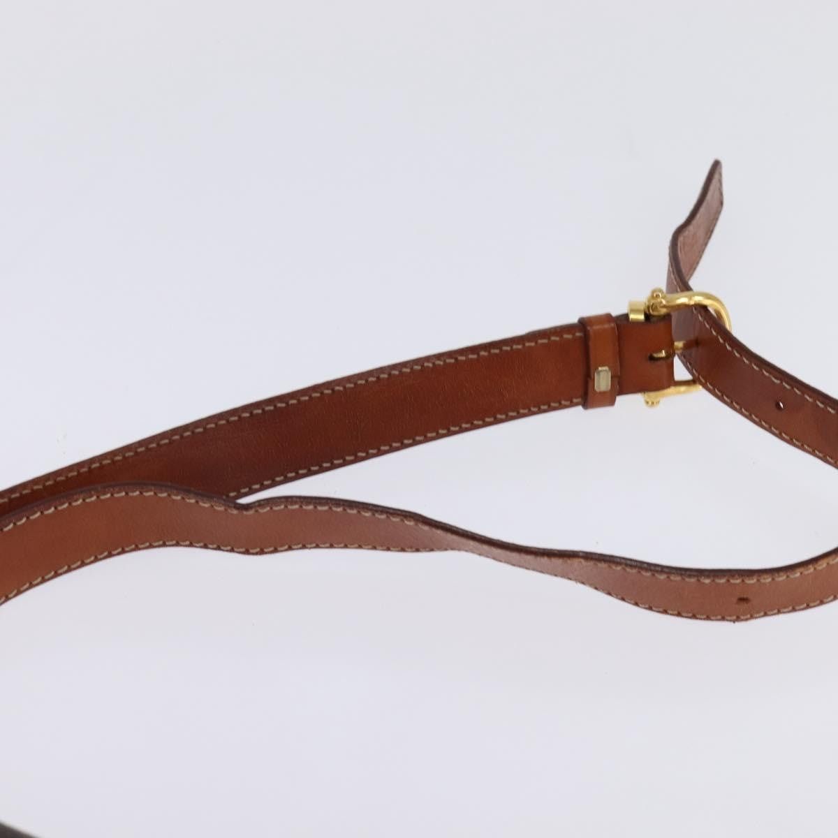 Celine CELINE Macadam Canvas Shoulder Bag Pvc Leather Brown Gold Size ONE SIZE - 8 Thumbnail