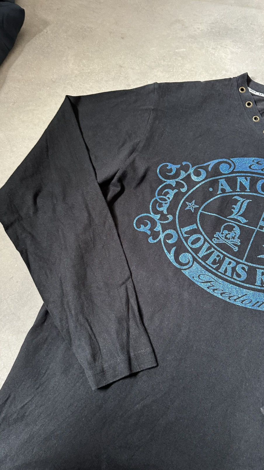 Japanese Brand SMORKY GARNISH LOVERS ROCK EXTREME ROCK TEE Size US M / EU 48-50 / 2 - 4 Thumbnail