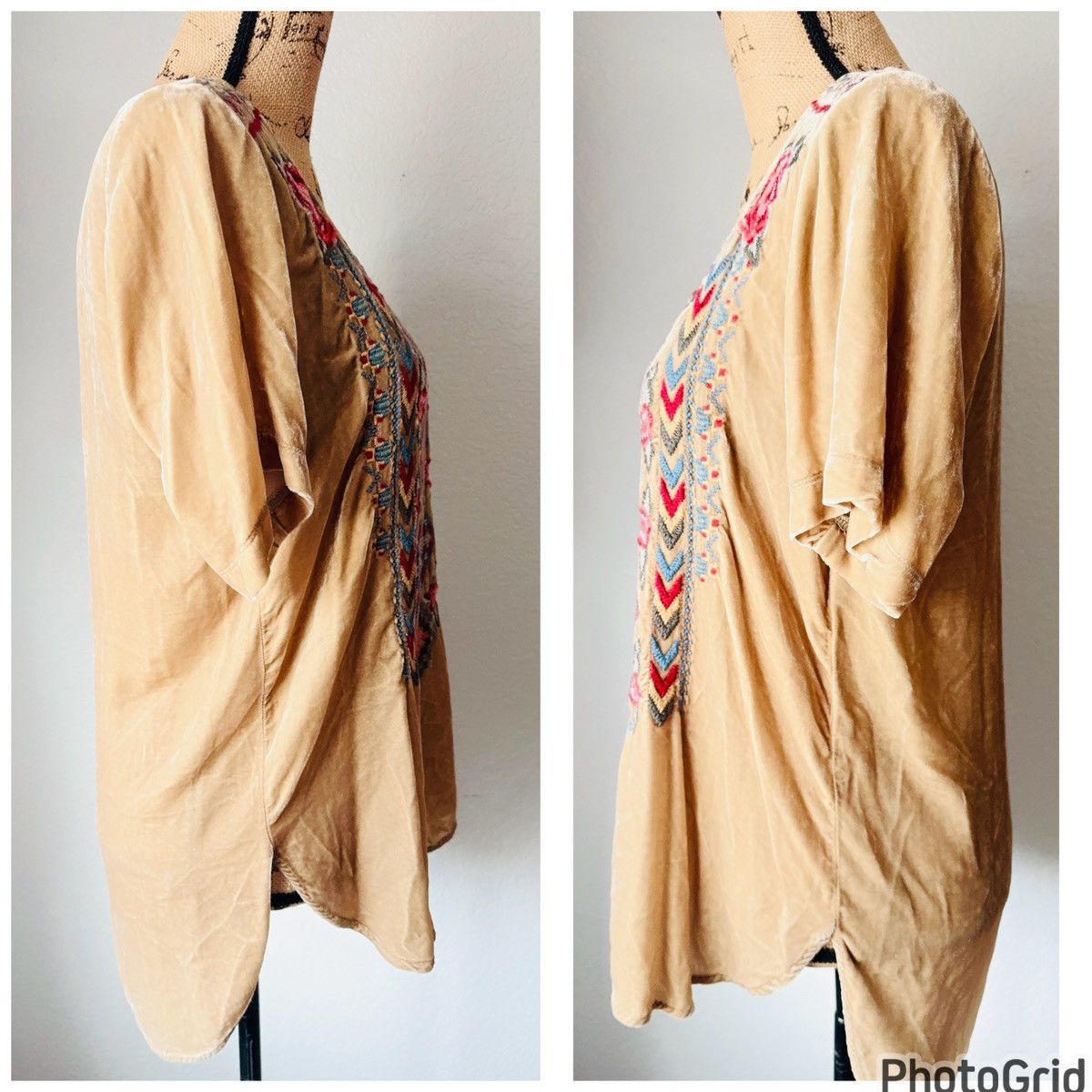 Johnny Was Johnny Was Silk Blended Embroidered Top Size S / US 4 / IT 40 - 4 Thumbnail