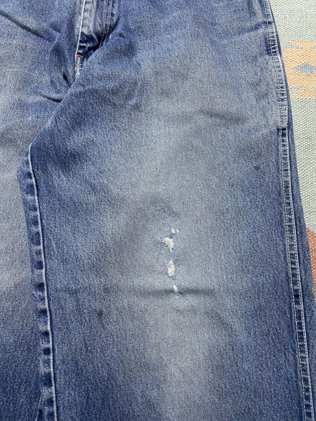 Vintage Vtg y2k baggy jeans southpole distressed grunge wide 34x32 Size US 34 / EU 50 - 6 Thumbnail