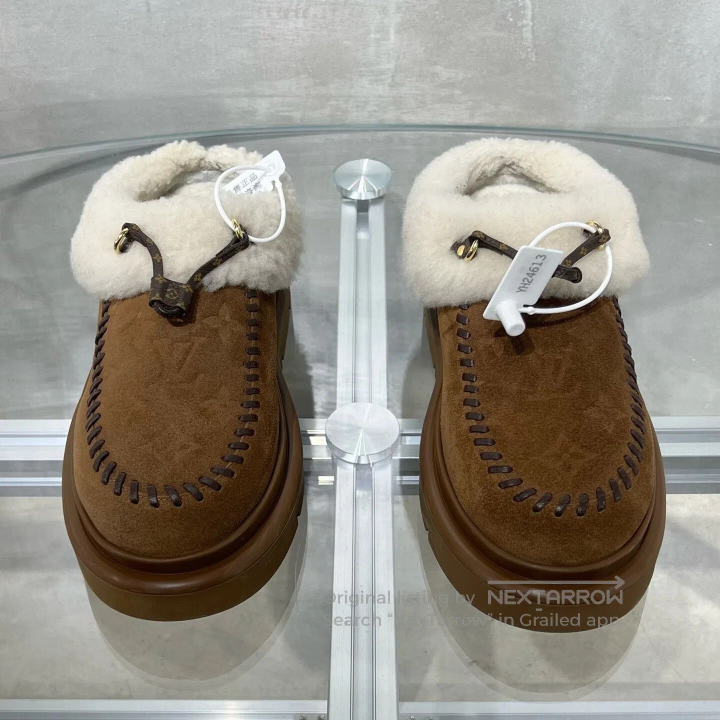Louis Vuitton Louis Vuitton SKI SS26 Cortina Round-Toe Thick-Soled Slip Size US 7.5 / IT 37.5 - 2 Thumbnail