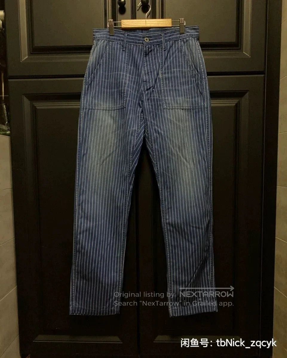 Momotaro Jeans vintage momotaro striped work pants. Size US 30 / EU 46 - 1 Thumbnail