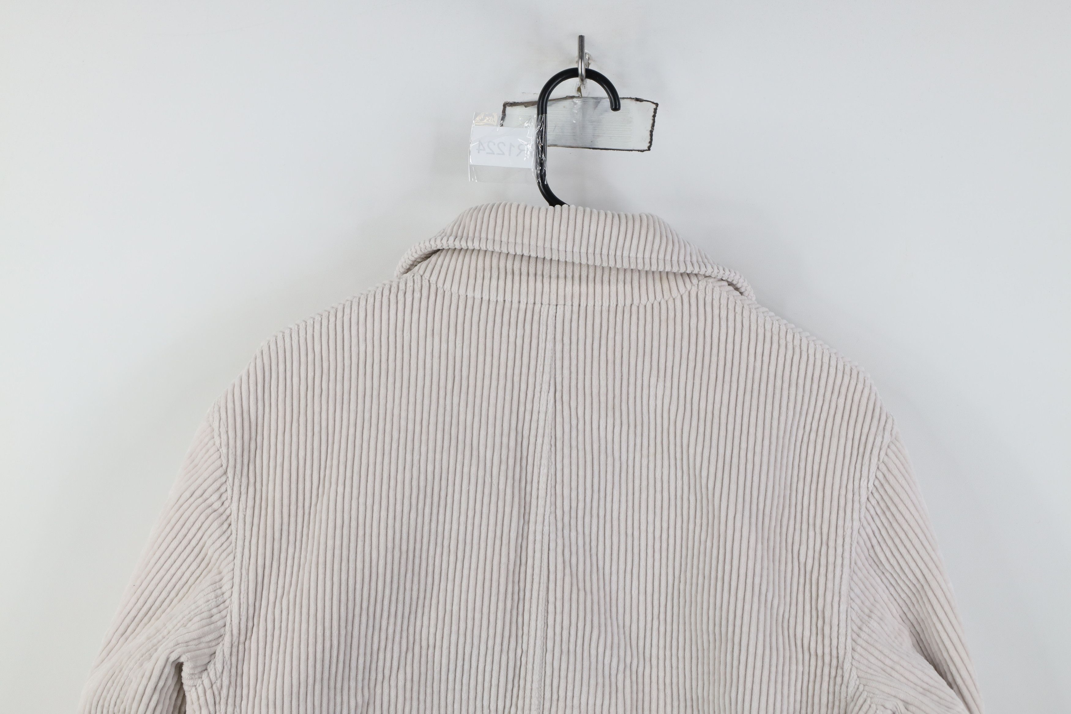 J.Crew Vintage 90s Y2K J Crew Quilted Corduroy Peacoat Jacket Size M / US 6-8 / IT 42-44 - 14 Thumbnail