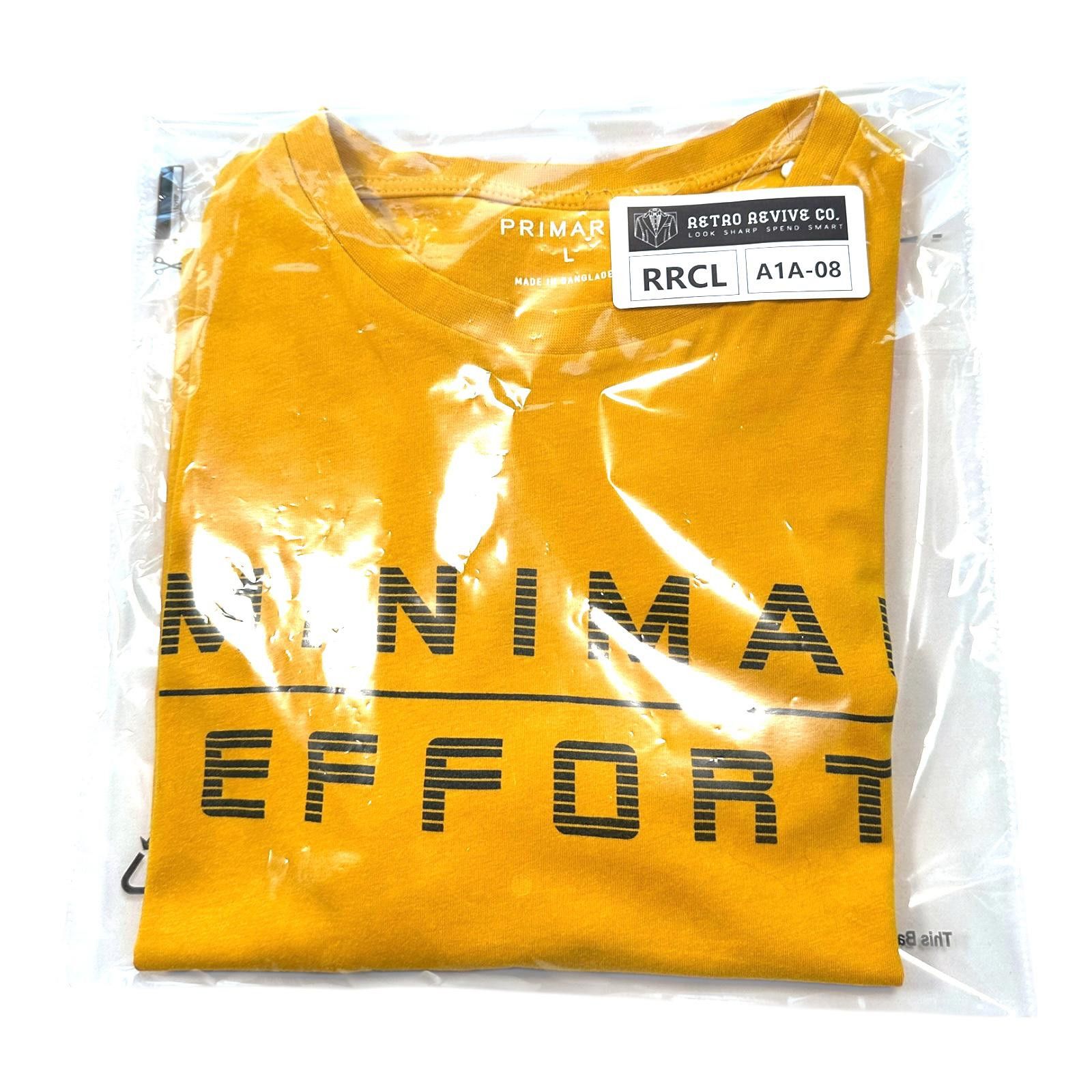 Primark Primark T-Shirt Men's UK Size L Yellow Minimal Effort Size US L / EU 52-54 / 3 - 12 Thumbnail