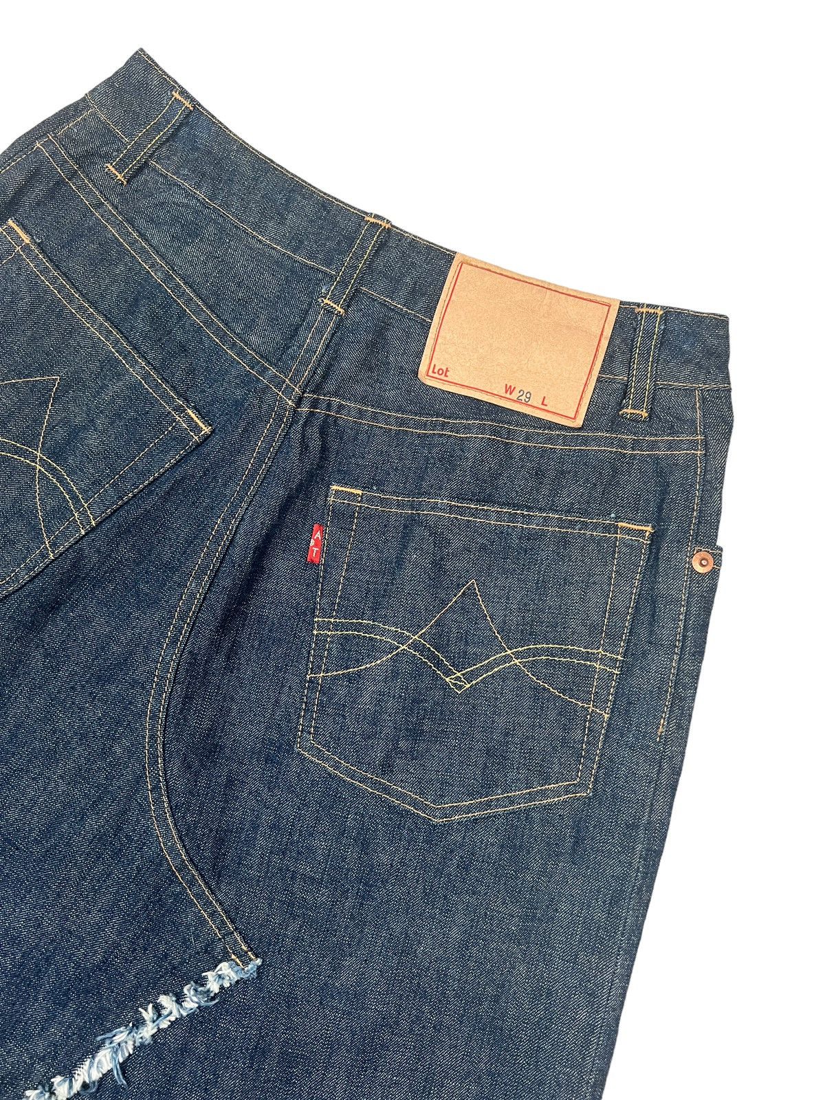 ATSURO TAYAMA A/T Atsuro Tayama Denim Midi Skirt Size 26" / US 2 / IT 38 - 7 Thumbnail