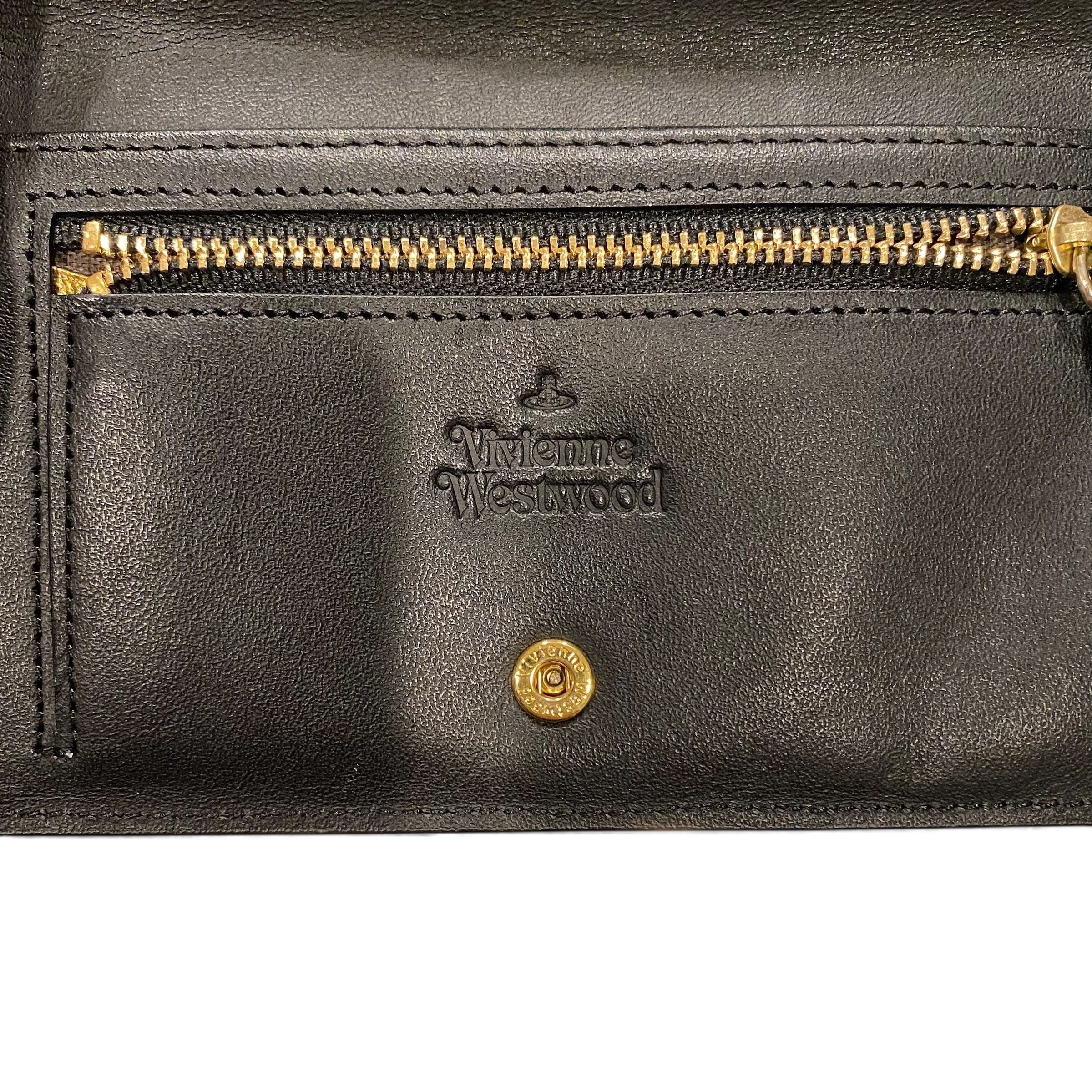 Vivienne Westwood Vivienne Westwood Long Wallet Card Wallet Black Size ONE SIZE - 4 Thumbnail
