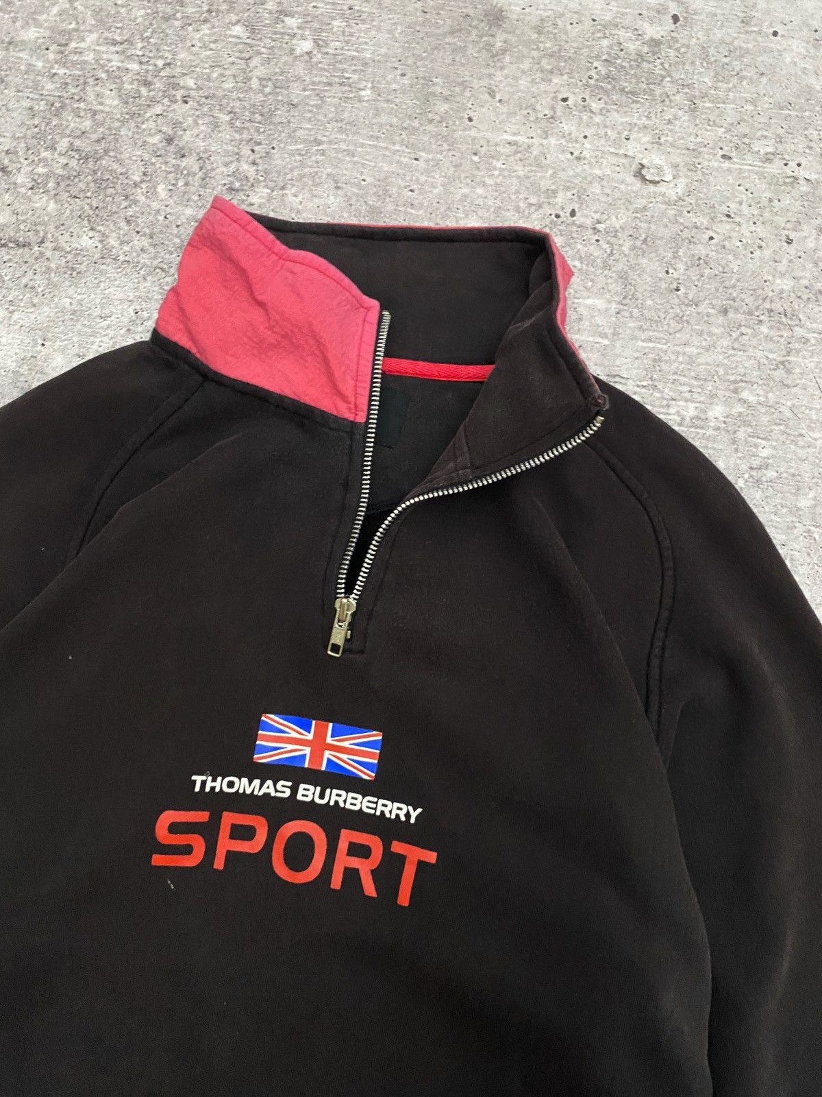 Burberry × Vintage Thomas Burberry vintage sweatshirt Size US L / EU 52-54 / 3 - 7 Thumbnail