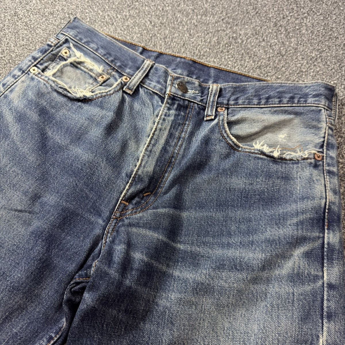 Engineered Garments × Levi's Archives ‼️ Y2K Levis 508 Distressed Denim Baggy Size US 32 / EU 48 - 3 Thumbnail