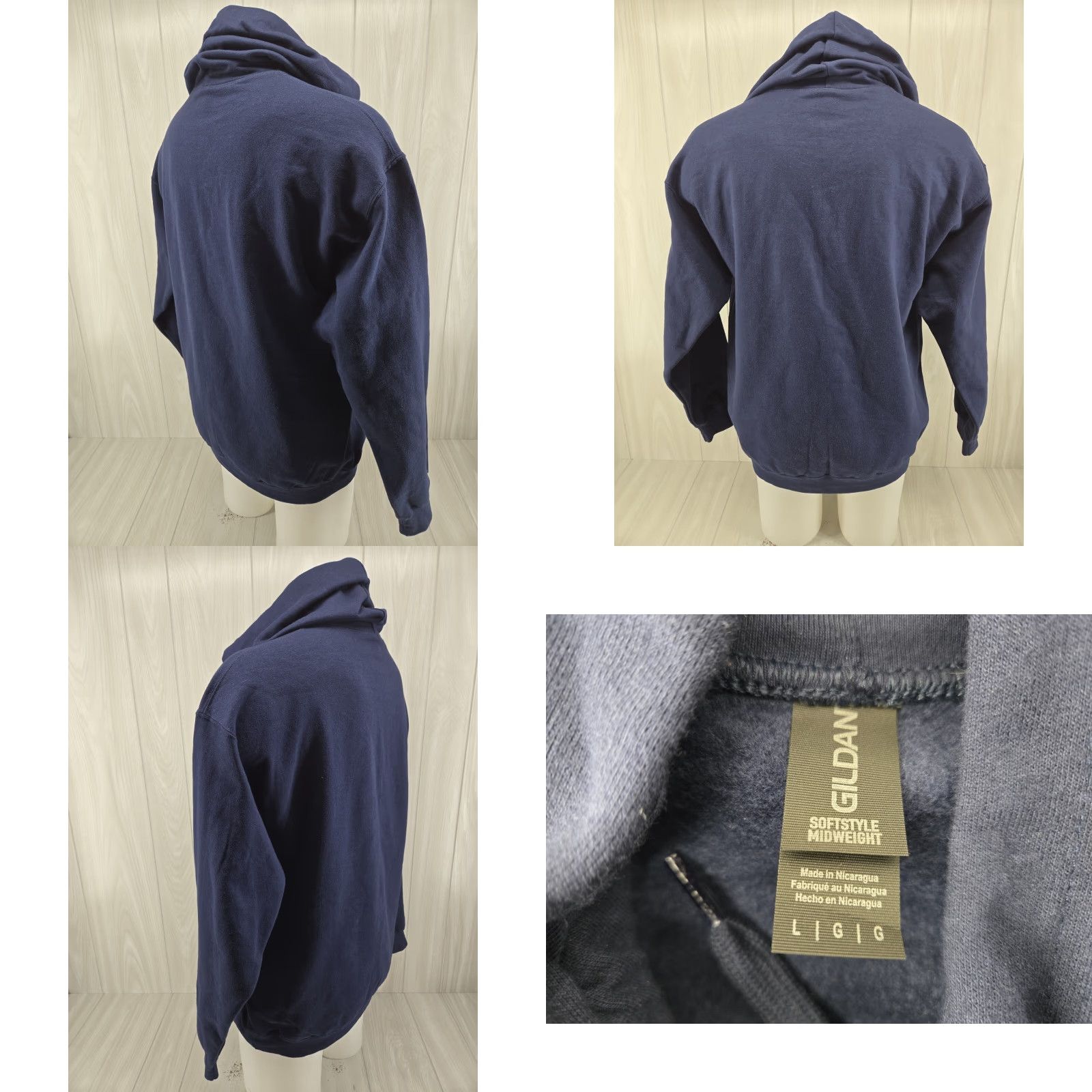 Gildan Gildan Hoodie F-4 Phantom Fighter Jet Blue Size L Mens Hoodie/Adult Large Regular Fit Military Aviation Nylon? Size US L / EU 52-54 / 3 - 8 Thumbnail