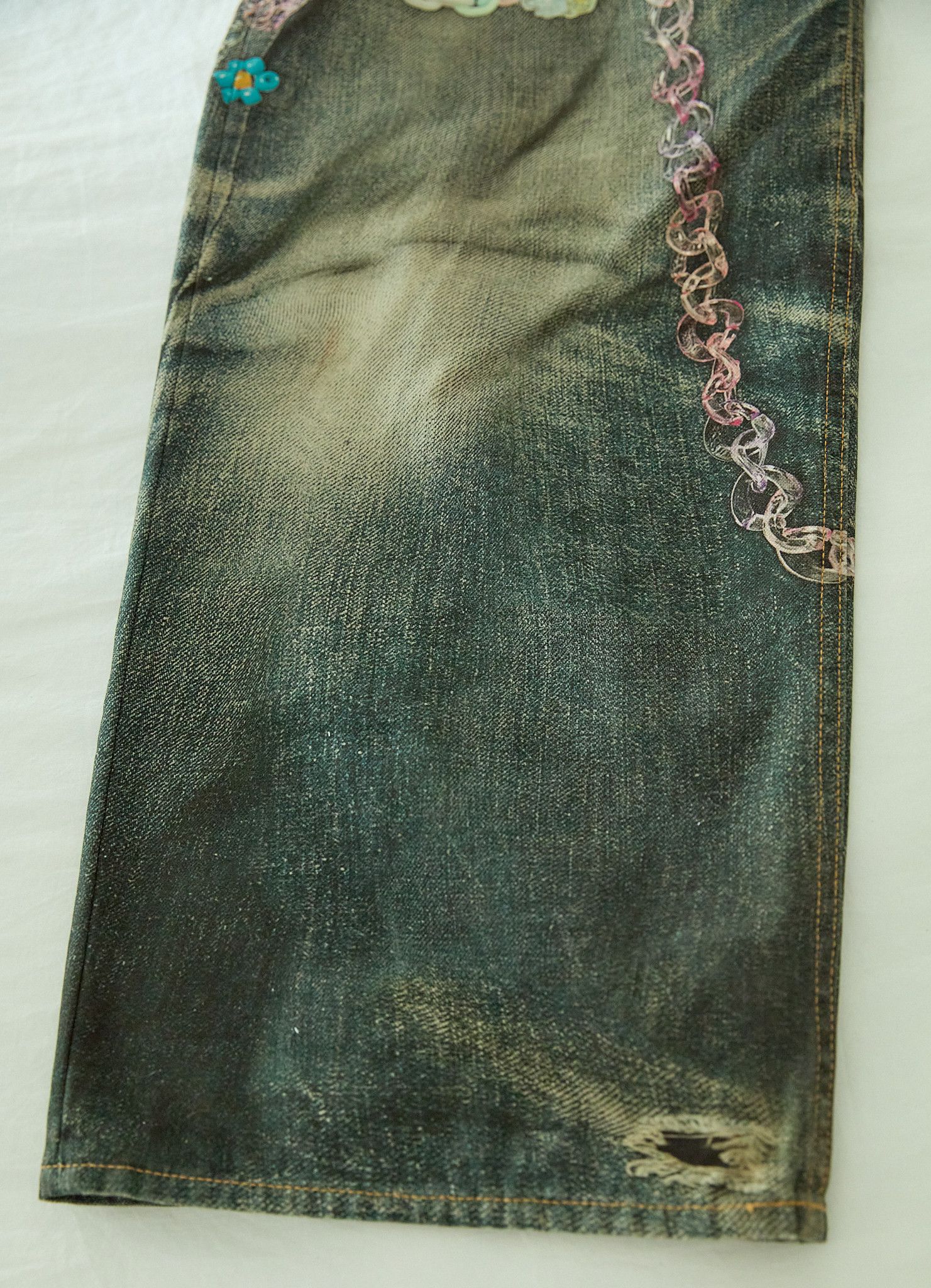 Acne Studios Acne Studios Trompe L'Oeil 1981 Mid Blue Denim Size US 30 / EU 46 - 2 Thumbnail